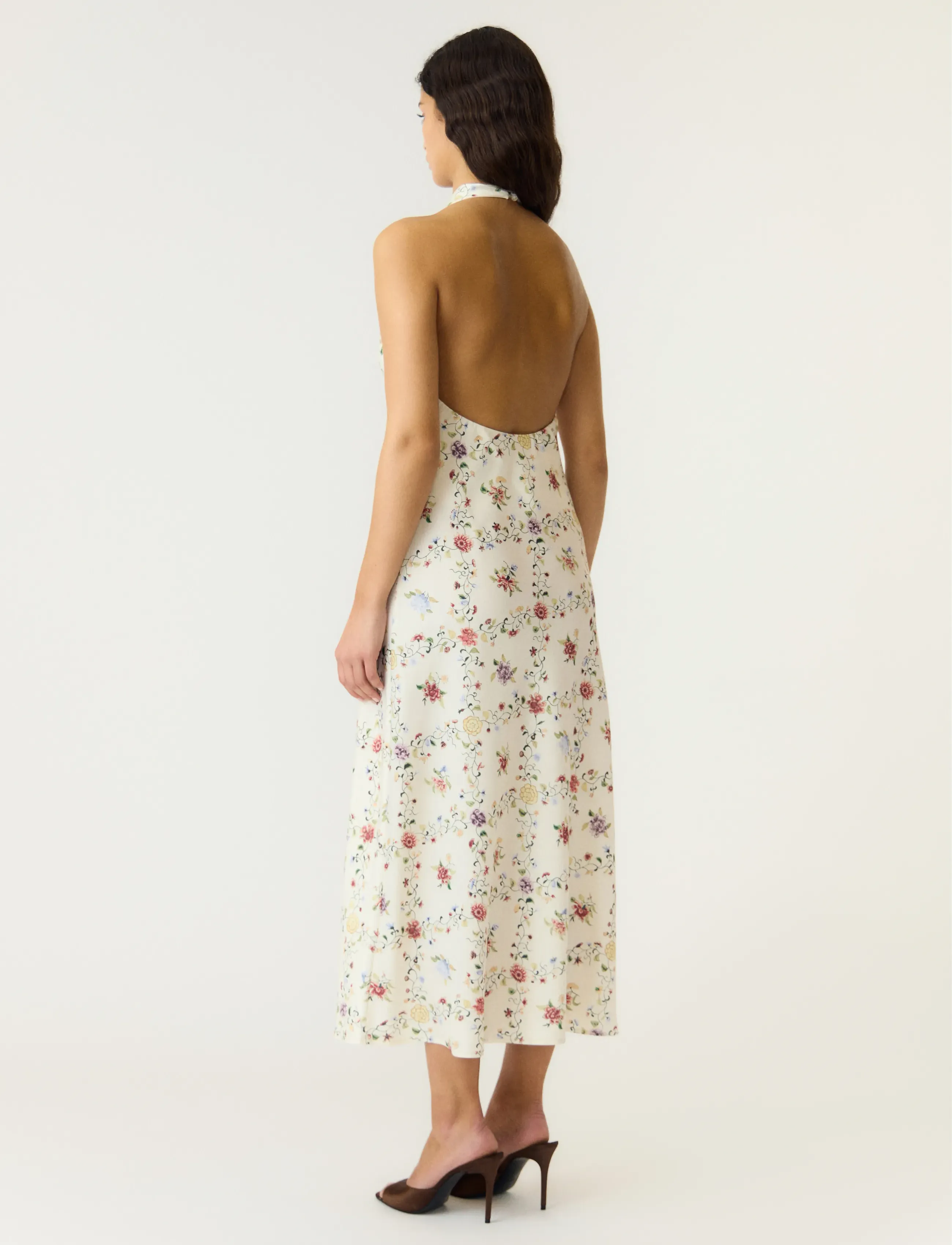 YAS - YASPELLA HALTERNECK LONG DRESS S. - suvekleidid - pristine - 3