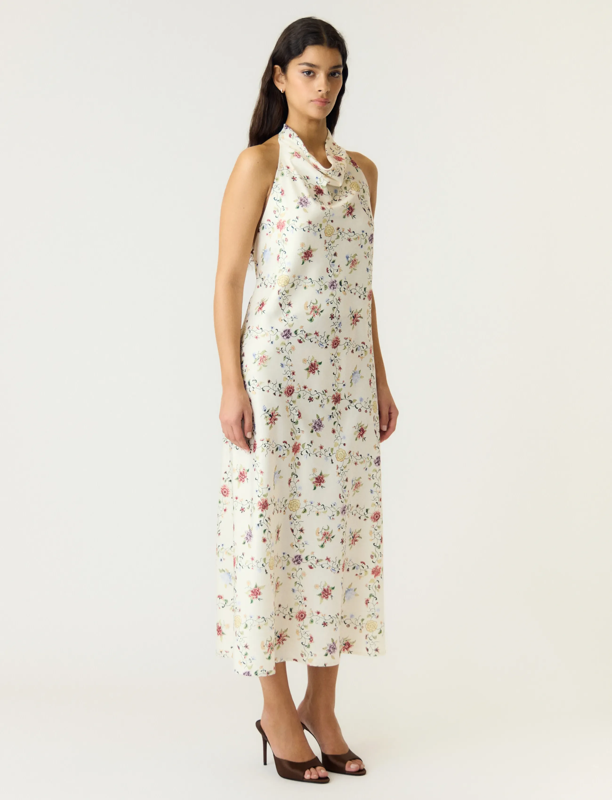 YAS - YASPELLA HALTERNECK LONG DRESS S. - suvekleidid - pristine - 4