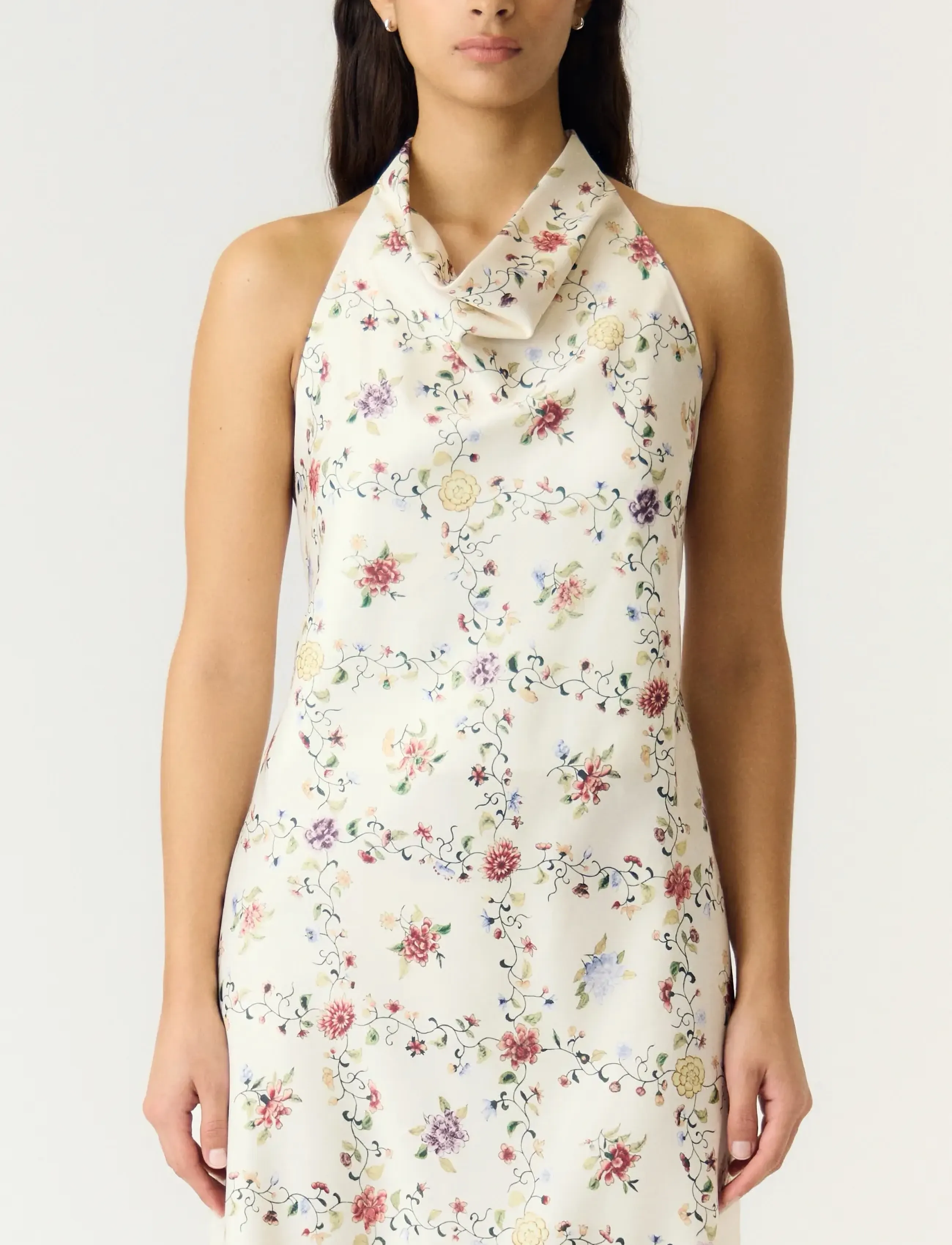 YAS - YASPELLA HALTERNECK LONG DRESS S. - suvekleidid - pristine - 5