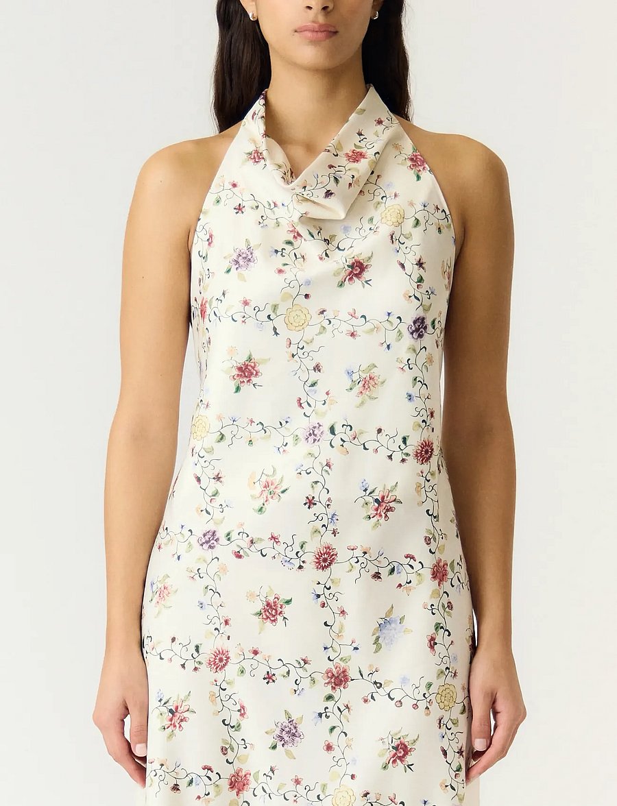 YAS - YASPELLA HALTERNECK LONG DRESS S. - sommerkleider - pristine - 5
