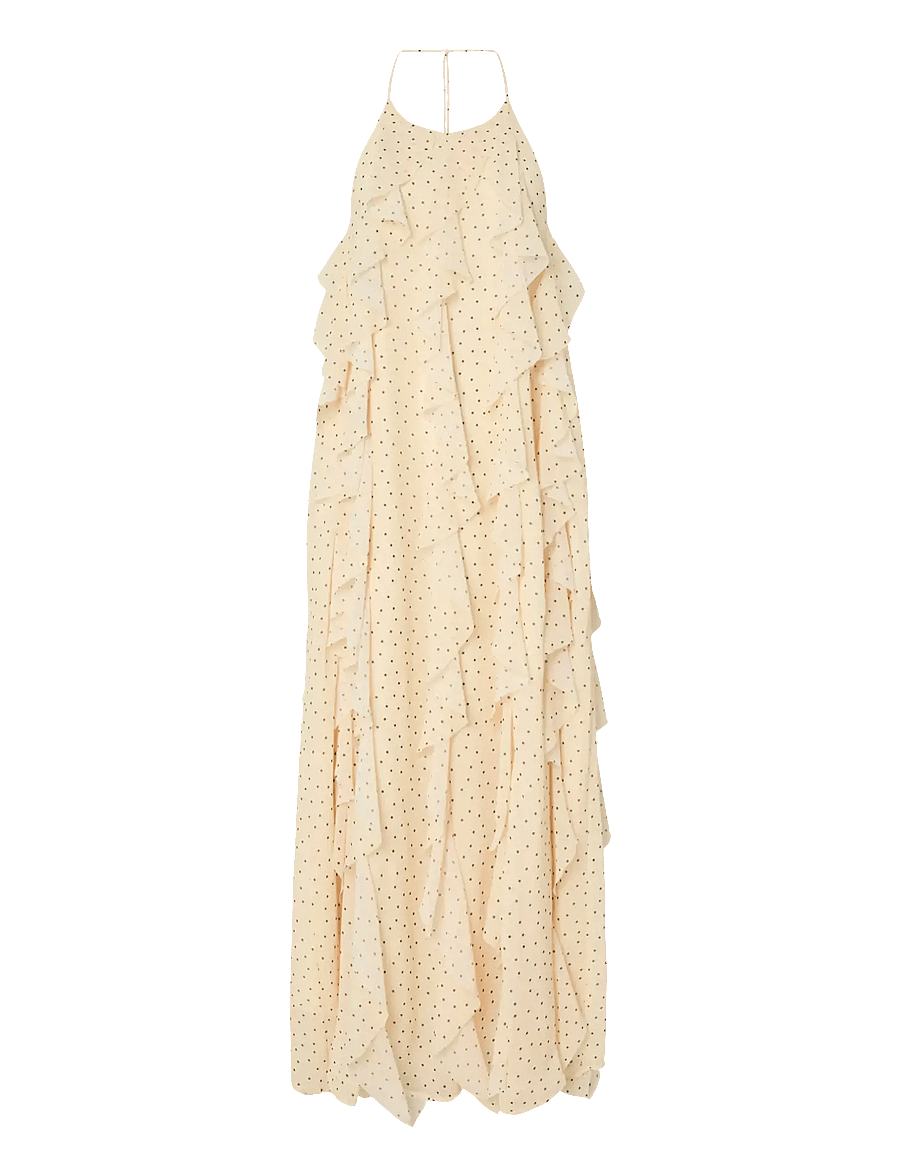 YAS - YASFINILLO HALTERNECK LONG DRESS - SHOW - kleitas svinībām - anise flower - 1