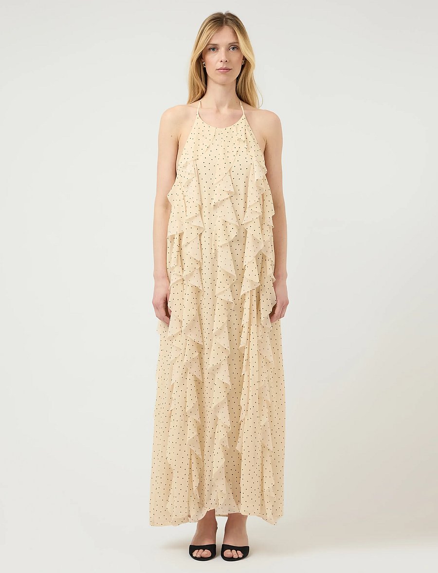 YAS - YASFINILLO HALTERNECK LONG DRESS - SHOW - kleitas svinībām - anise flower - 0