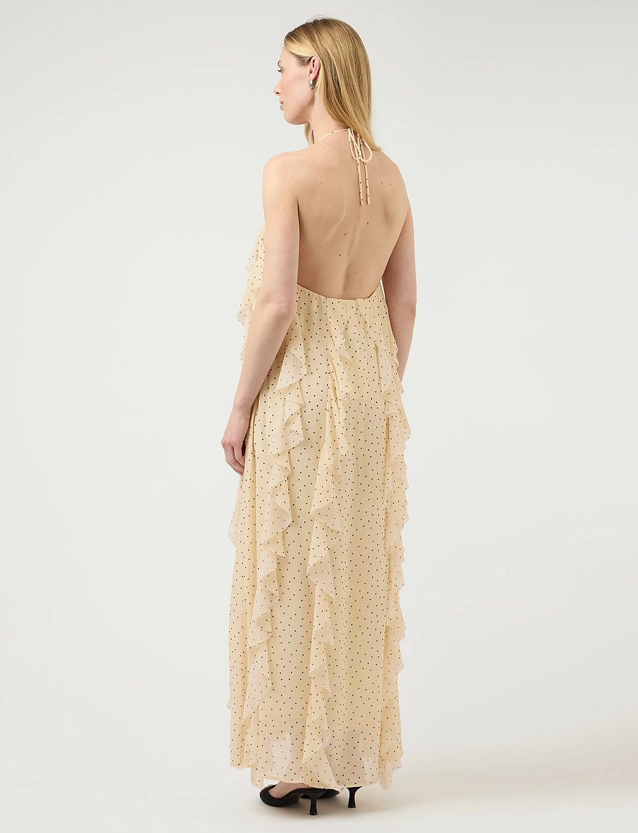 YAS - YASFINILLO HALTERNECK LONG DRESS - SHOW - kleitas svinībām - anise flower - 3