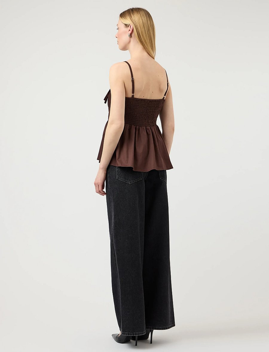 YAS - YASMAGLY STRAP TOP - Ärmellose blusen - coffee bean - 3