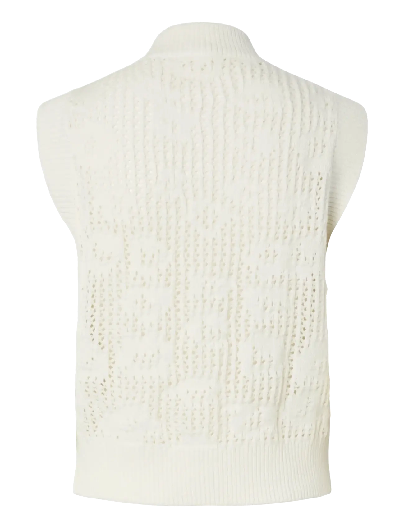 YAS - YASROSE KNIT VEST - star white - 1