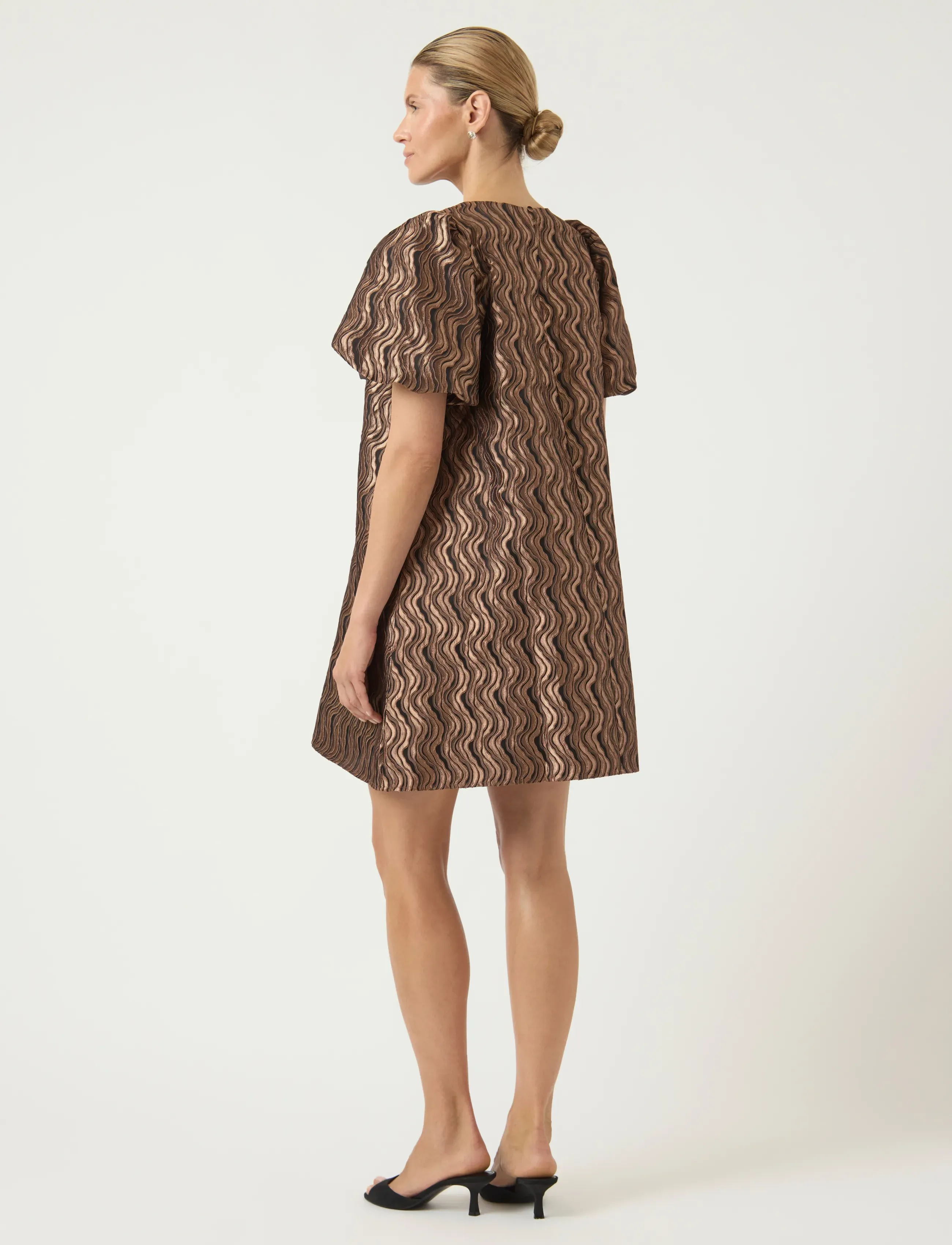 YAS - YASSIRLEY SS DRESS - D2D - juhlamekot - mocha mousse - 3