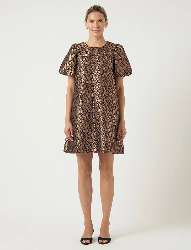 YAS - YASSIRLEY SS DRESS - D2D - festkjoler - mocha mousse - 4