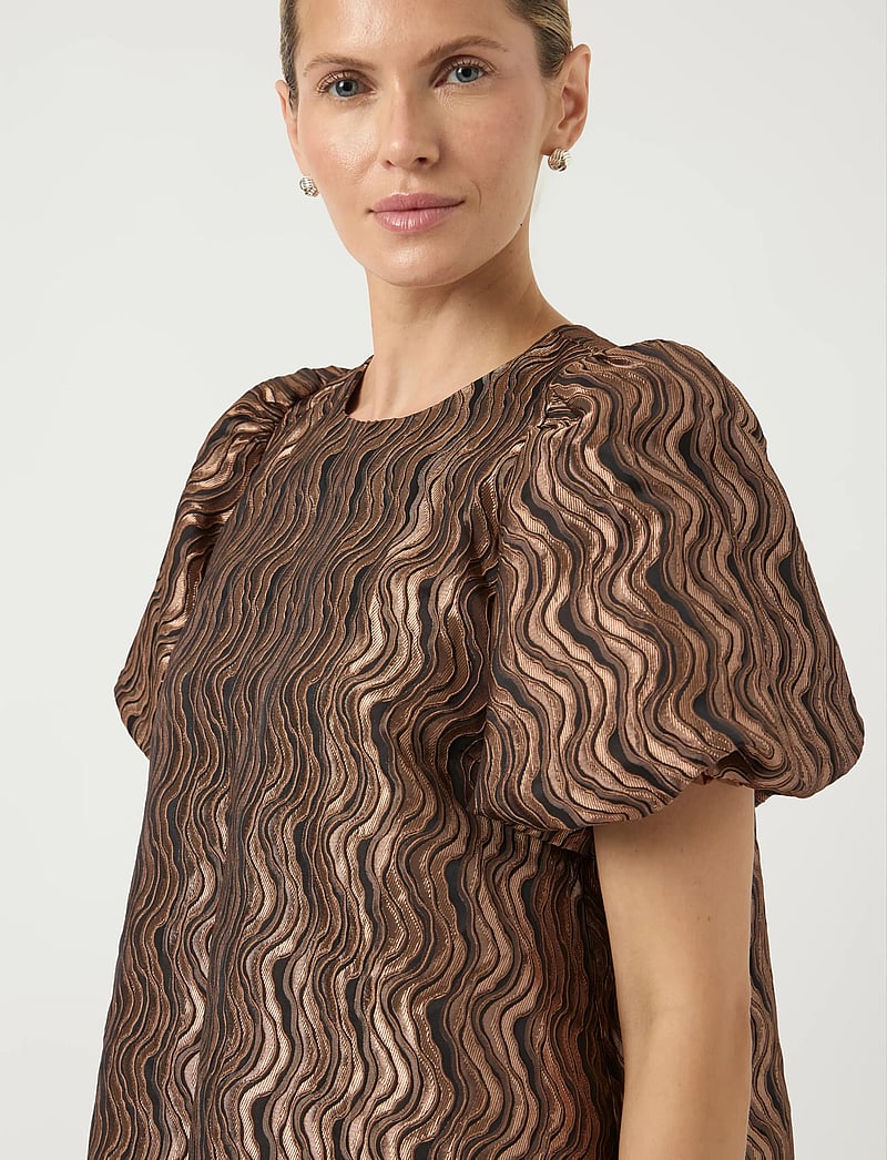 YAS - YASSIRLEY SS DRESS - D2D - festkjoler - mocha mousse - 5