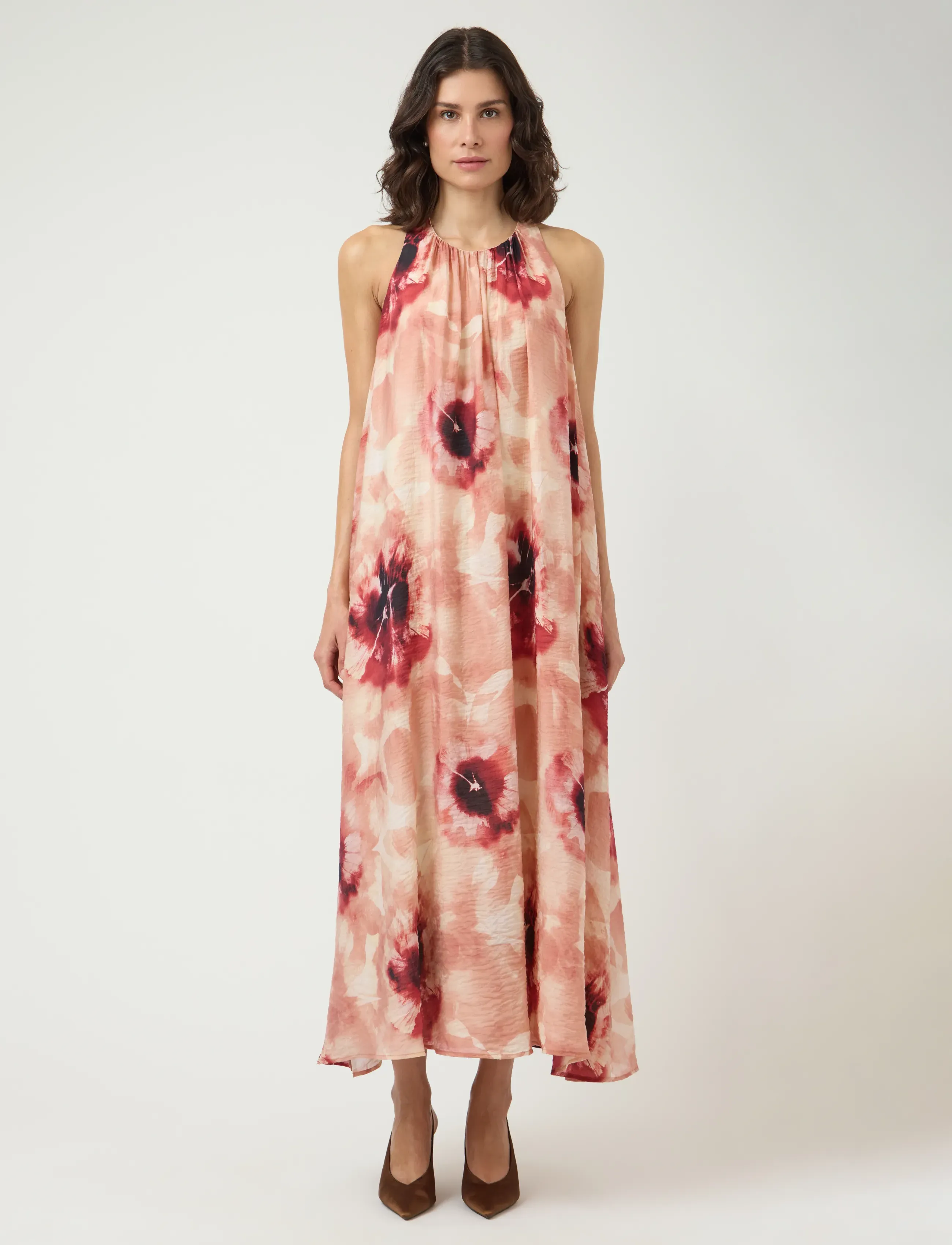 YAS YASSUMIO SL ANKLE DRESS S. - Festtøj - PRISTINE / multi