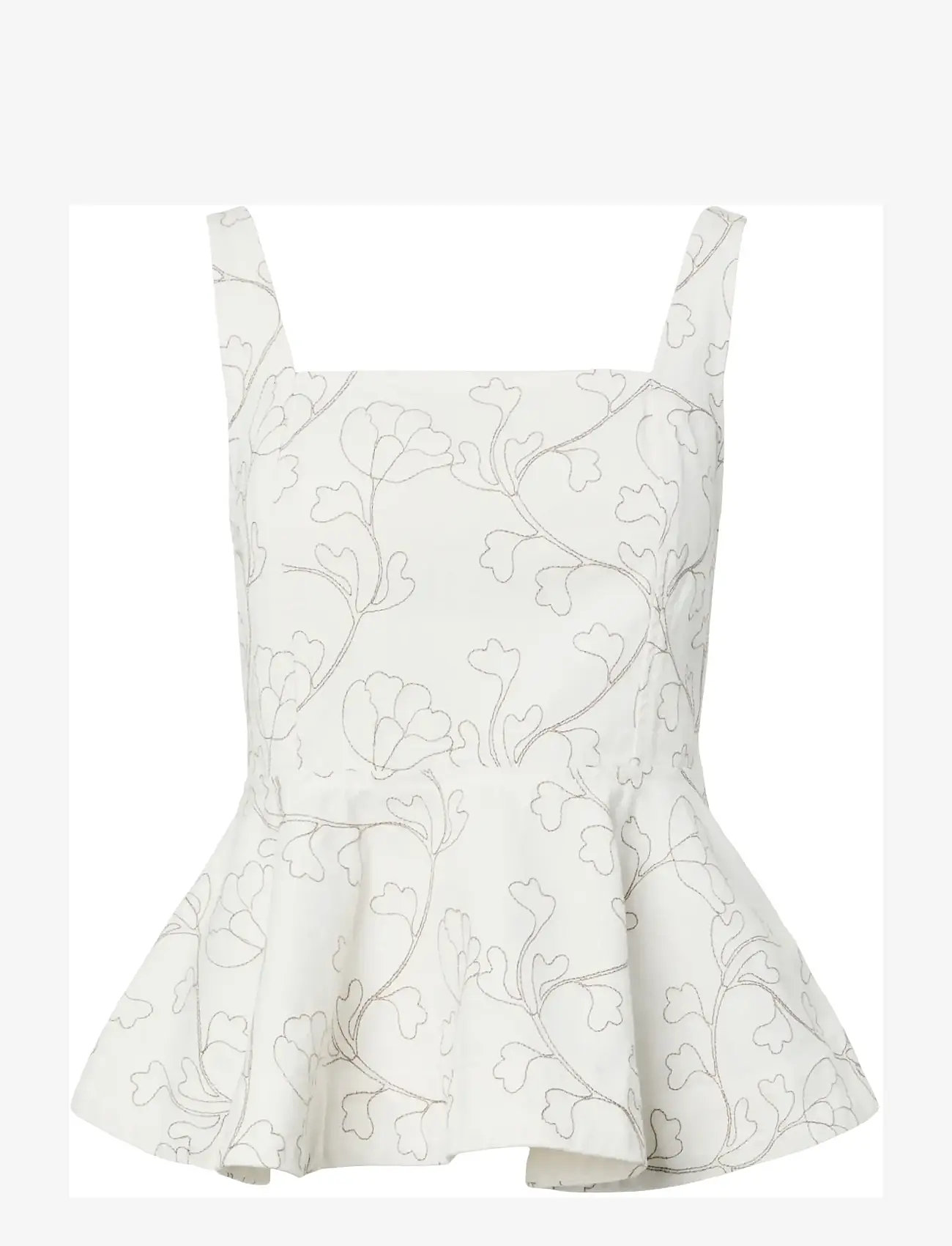 YAS - YASBLUMA SL TOP - sleeveless blouses - star white - 1