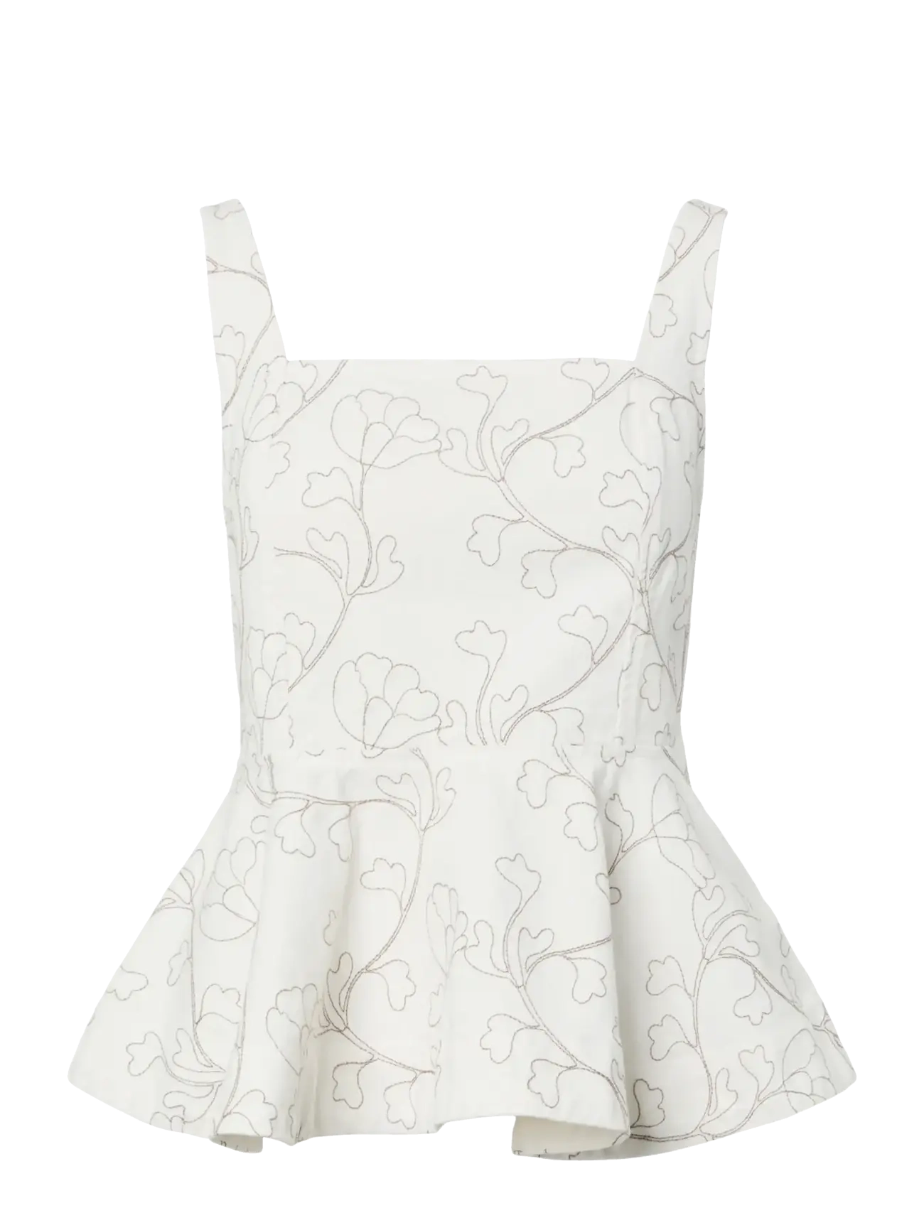 YAS YASBLUMA SL TOP - Blusen - STAR WHITE / white