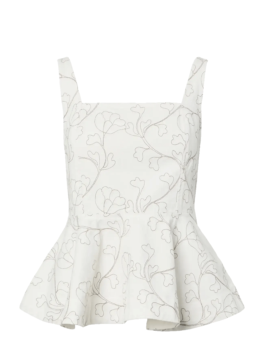 YAS - YASBLUMA SL TOP - sleeveless blouses - star white - 1