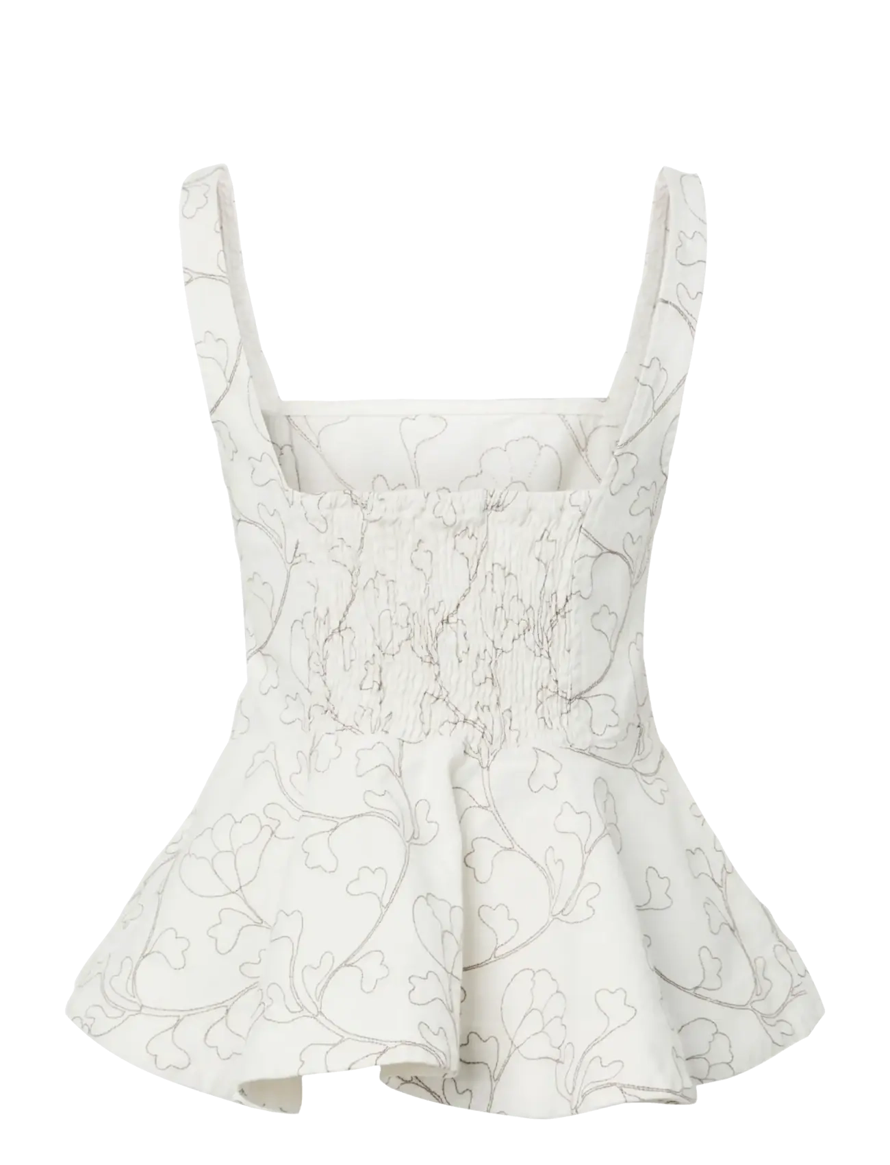YAS - YASBLUMA SL TOP - bluzki bez rękawów - star white - 2