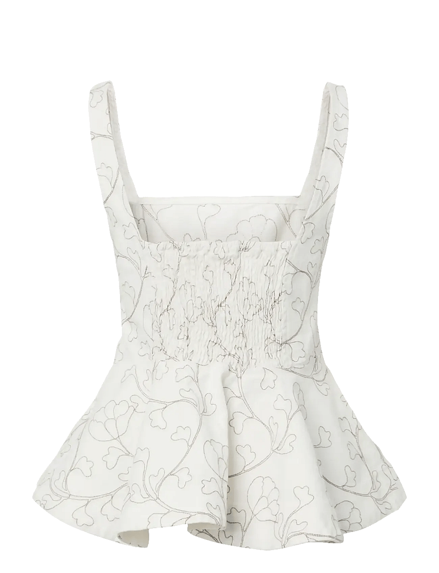 YAS - YASBLUMA SL TOP - sleeveless blouses - star white - 2