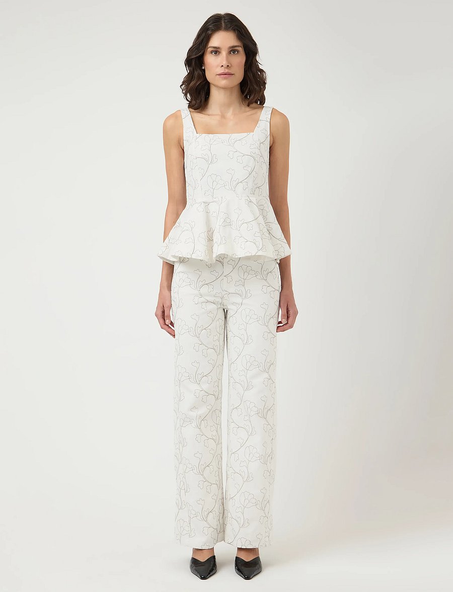 YAS - YASBLUMA SL TOP - sleeveless blouses - star white - 4