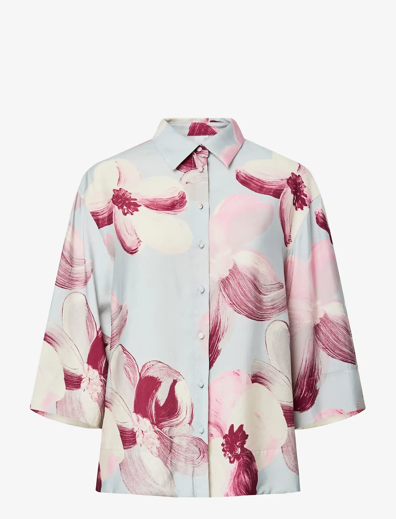 YAS - YASMARGA 3/4 SHIRT S. - SHOW - langærmede skjorter - skyway - 1