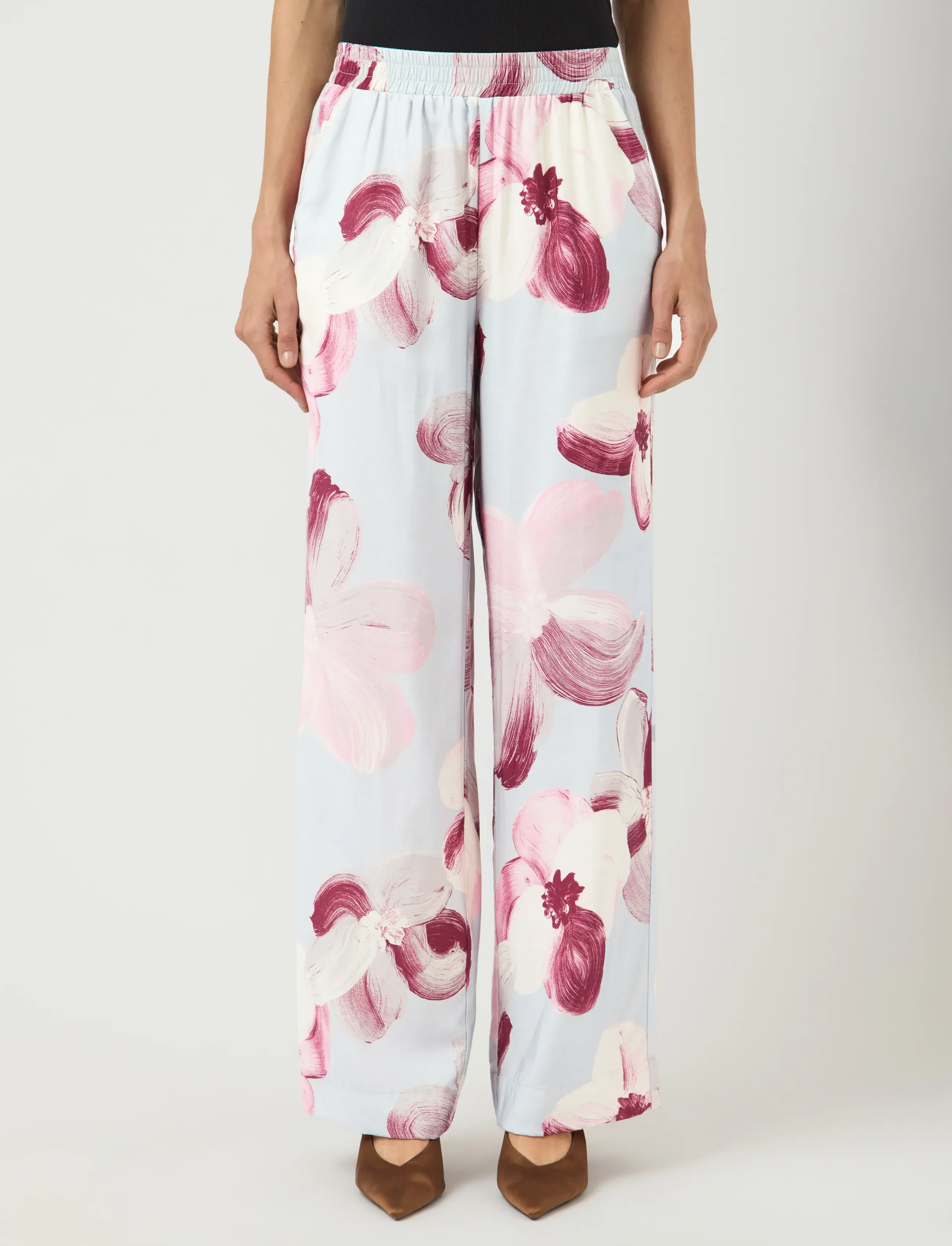 YAS YASMARGA HW PANT S. - SHOW - Officewear - SKYWAY / multi