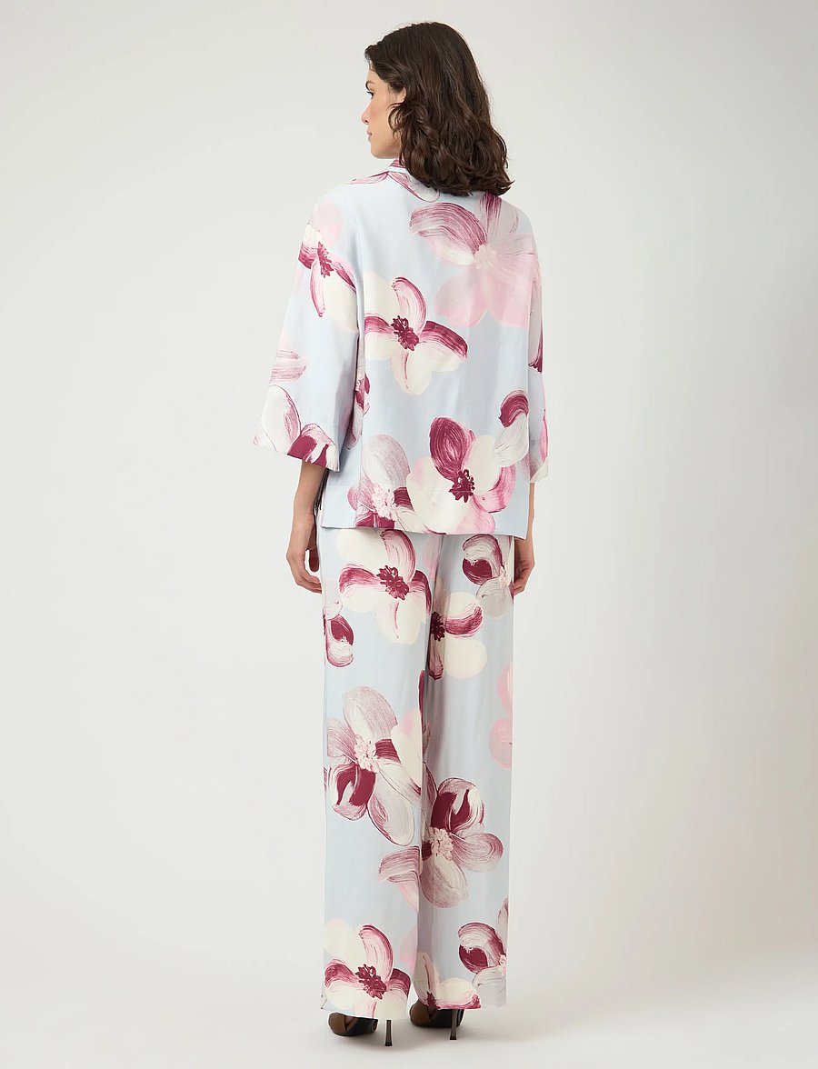 YAS - YASMARGA HW PANT S. - SHOW - pantalons larges - skyway - 3