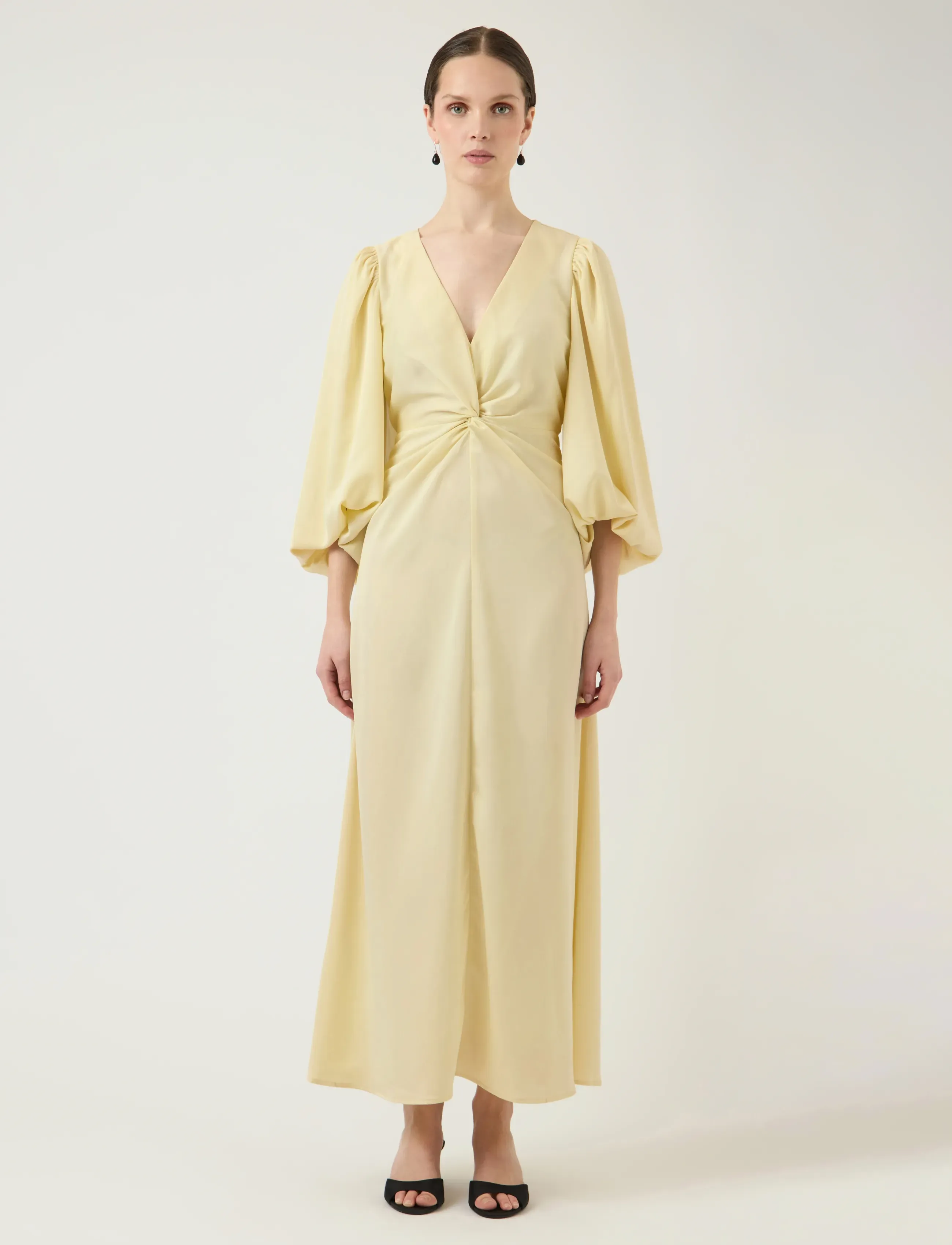 YAS YASTHEA 3/4 LONG DRESS S. NOOS - YAS - ANISE FLOWER / yellow