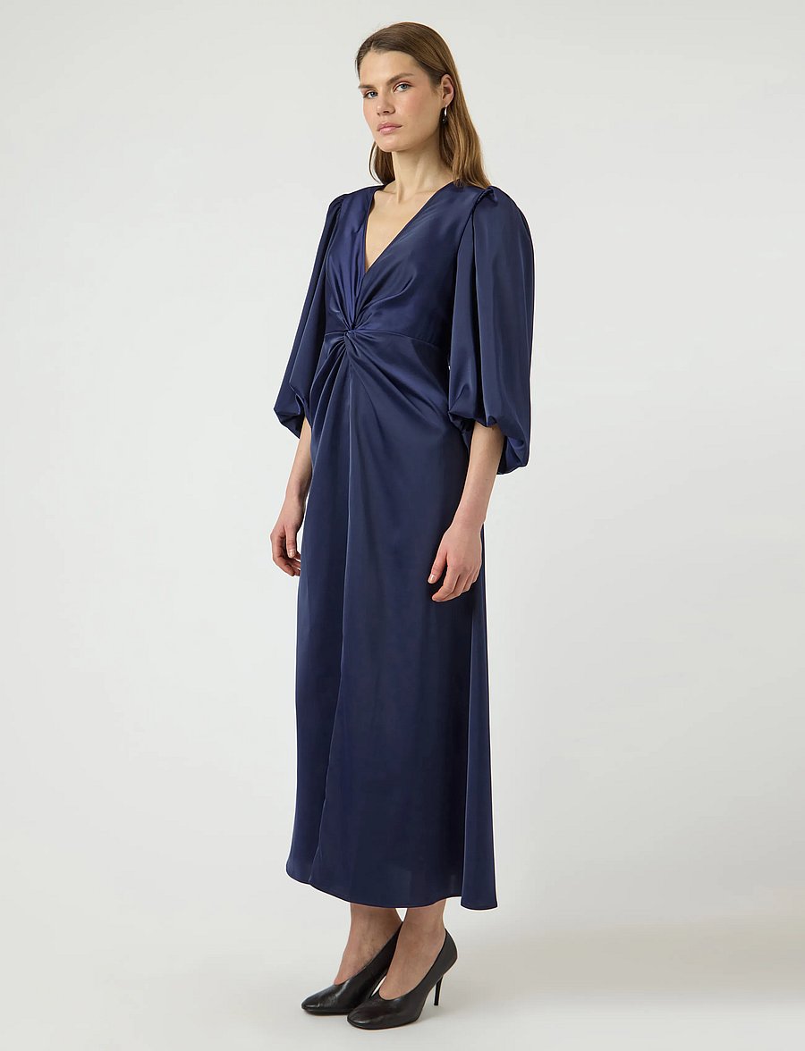 YAS - YASTHEA 3/4 LONG DRESS S. NOOS - abendkleider - evening blue - 4