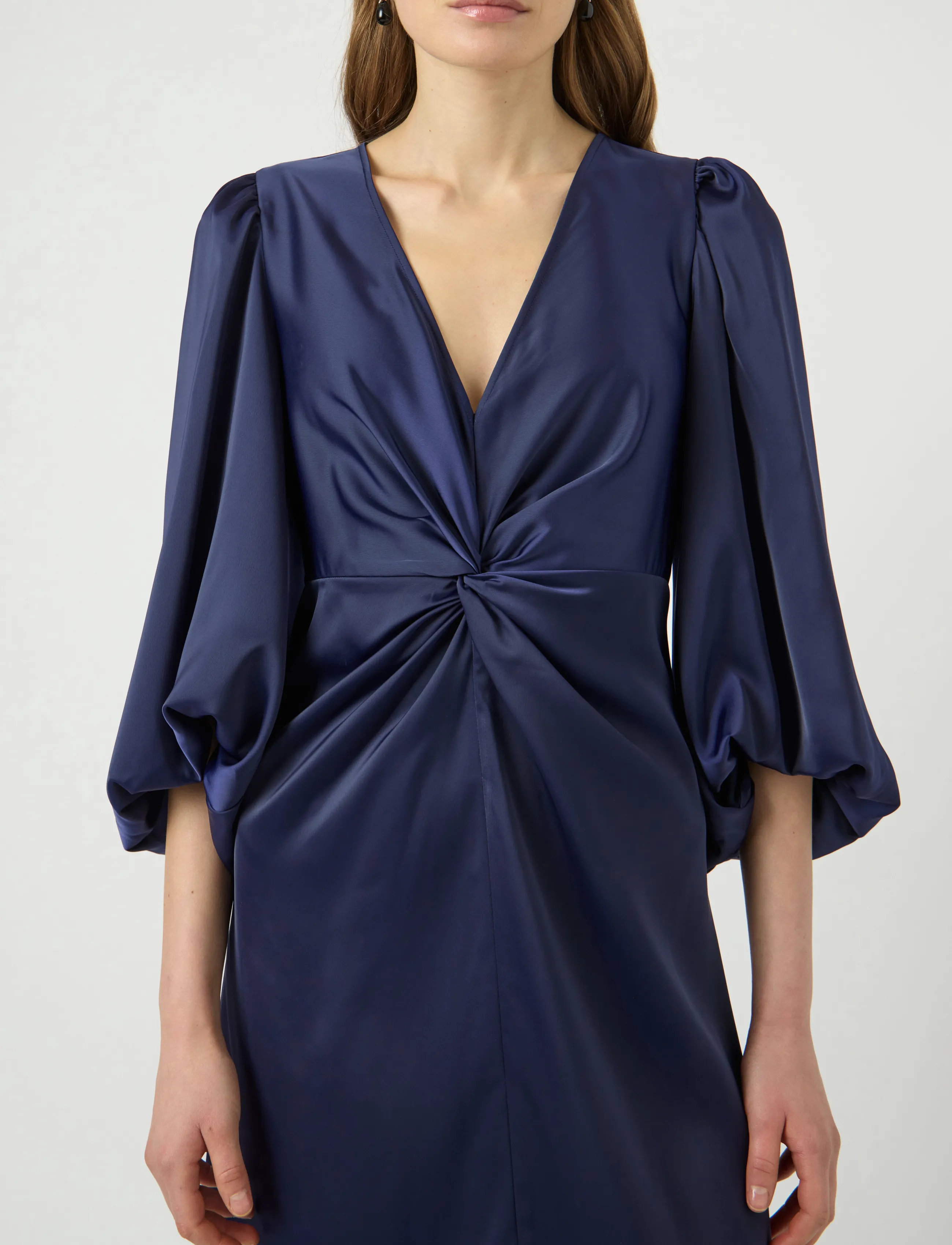 YAS - YASTHEA 3/4 LONG DRESS S. NOOS - evening dresses - evening blue - 5