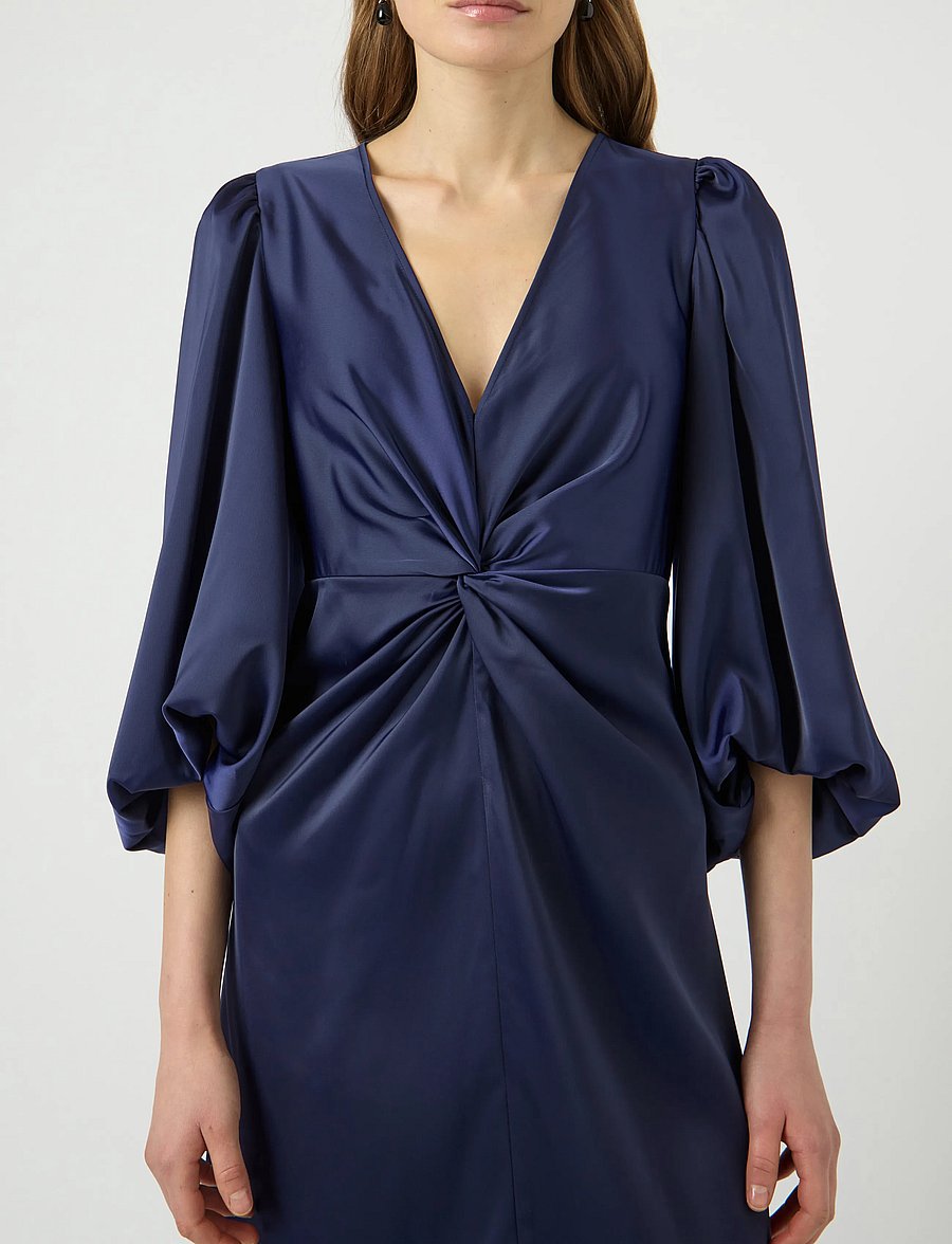 YAS - YASTHEA 3/4 LONG DRESS S. NOOS - abendkleider - evening blue - 5