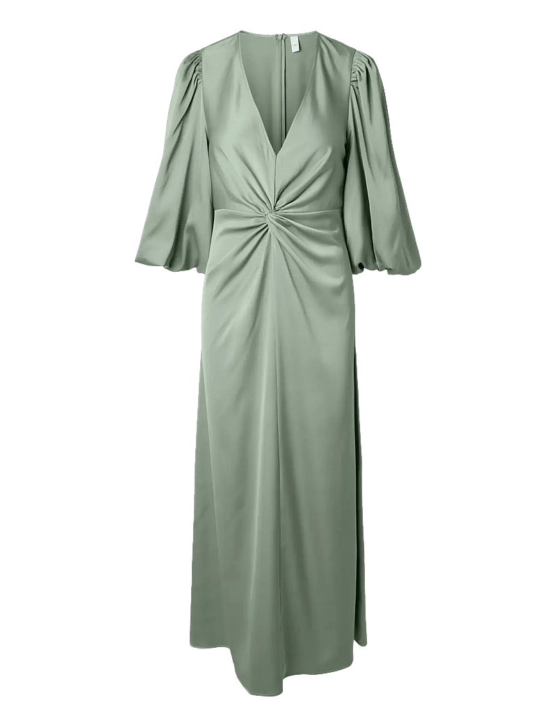 YAS - YASTHEA 3/4 LONG DRESS S. NOOS - abendkleider - green milieu - 1