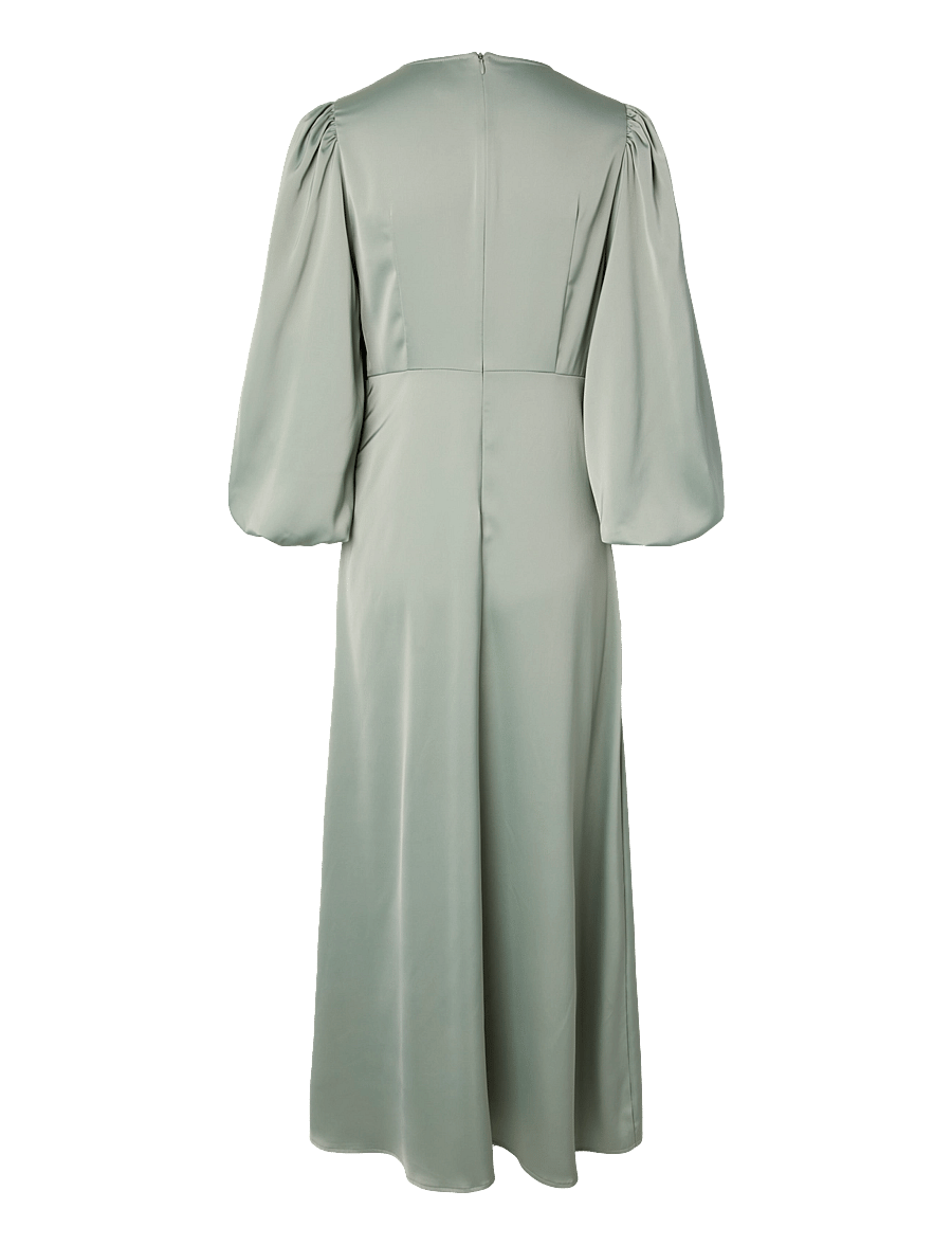 YAS - YASTHEA 3/4 LONG DRESS S. NOOS - Õhtukleidid - green milieu - 2