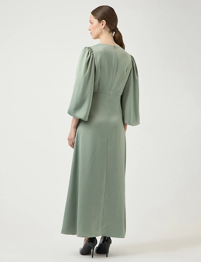 YAS - YASTHEA 3/4 LONG DRESS S. NOOS - abendkleider - green milieu - 3