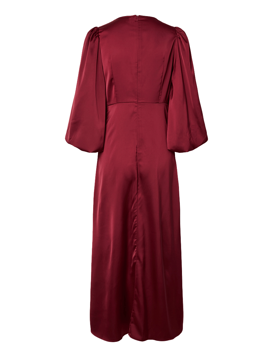 YAS - YASTHEA 3/4 LONG DRESS S. NOOS - aftonklänningar - tibetan red - 2