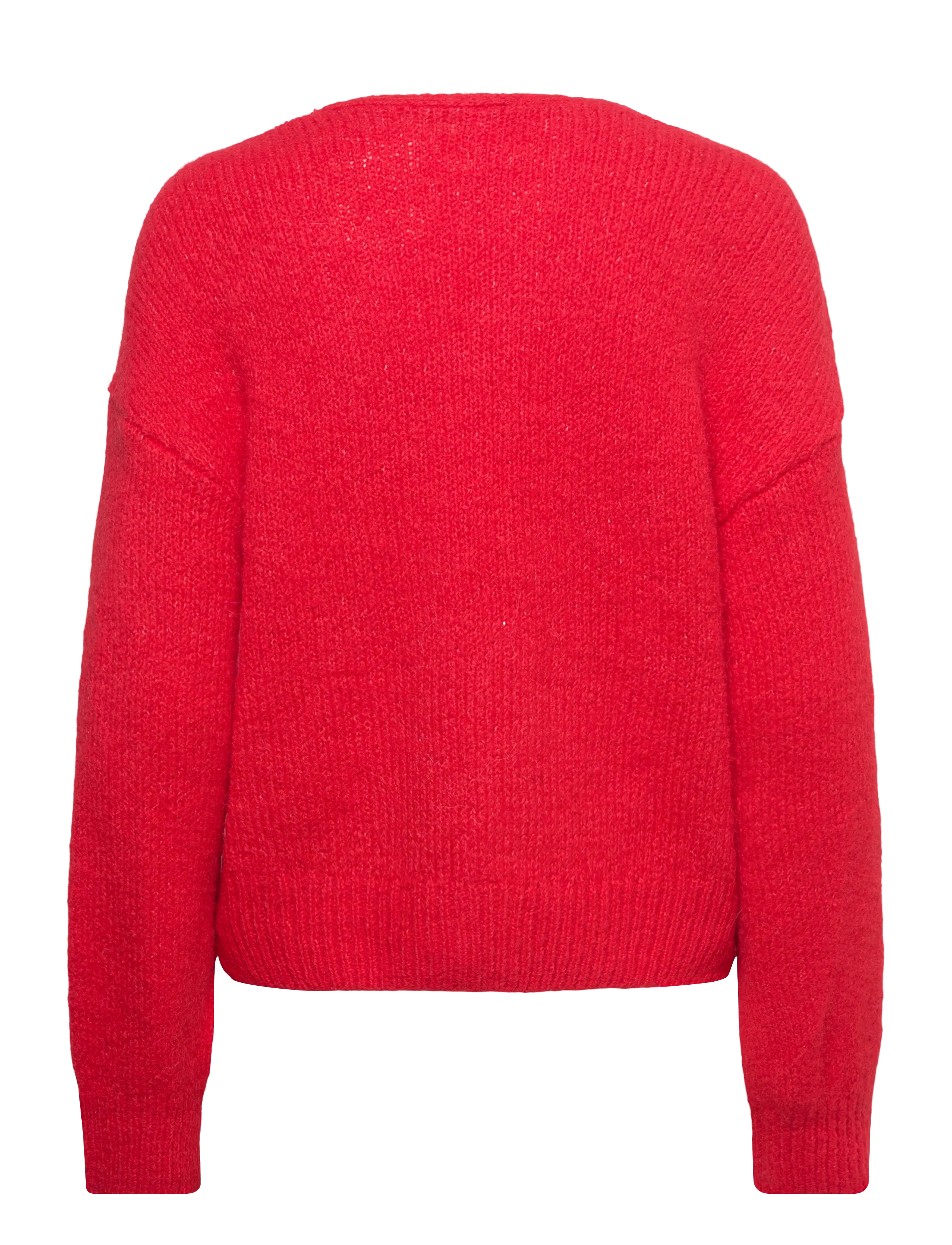 YAS - YASRUBY LS KNIT CARDIGAN S. - D2D - cardigans - jester red - 2