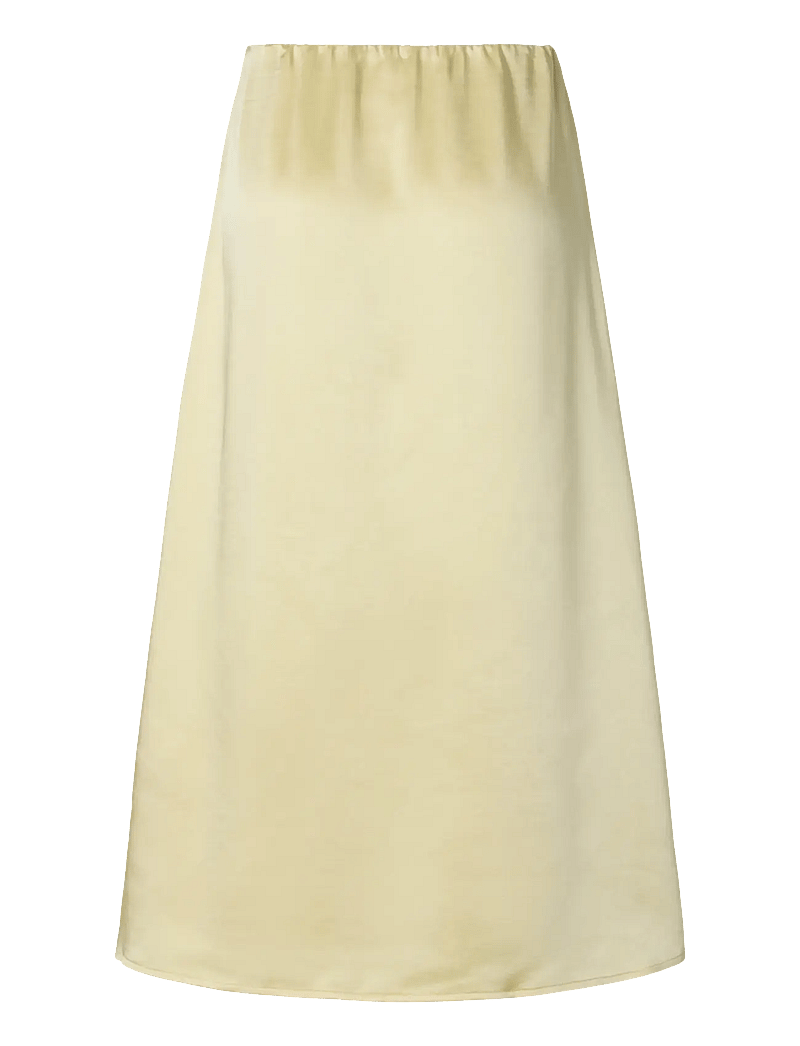 YAS - YASORCHIDA SATIN MIDI SKIRT S. - SHOW - satinnederdele - anise flower - 2