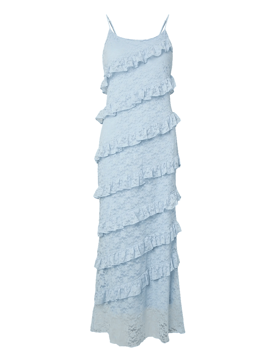YAS - YASBEE STRAP ANKLE LACE DRESS - EX - sukienki letnie - skyway - 0