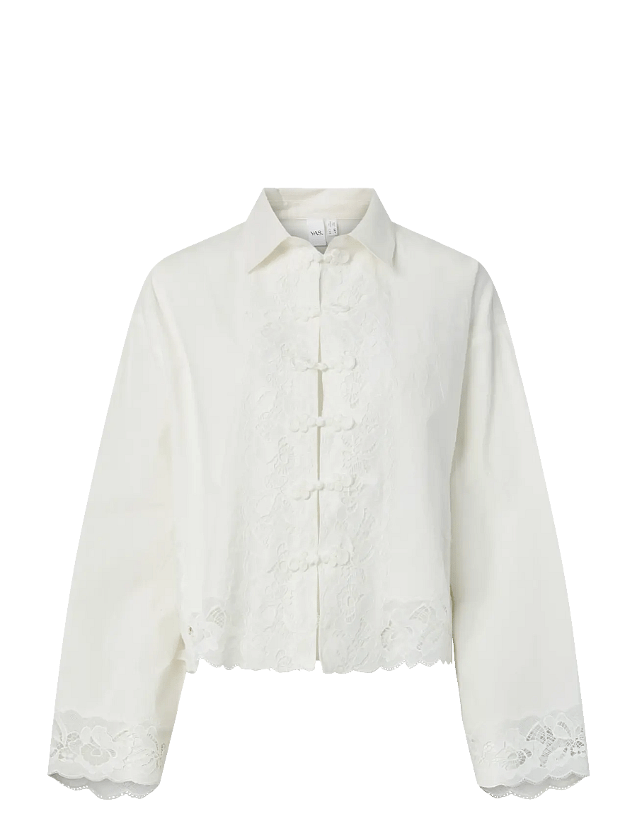 YAS - YASSITTA LS SHIRT S. - FEST - langærmede skjorter - star white - 0
