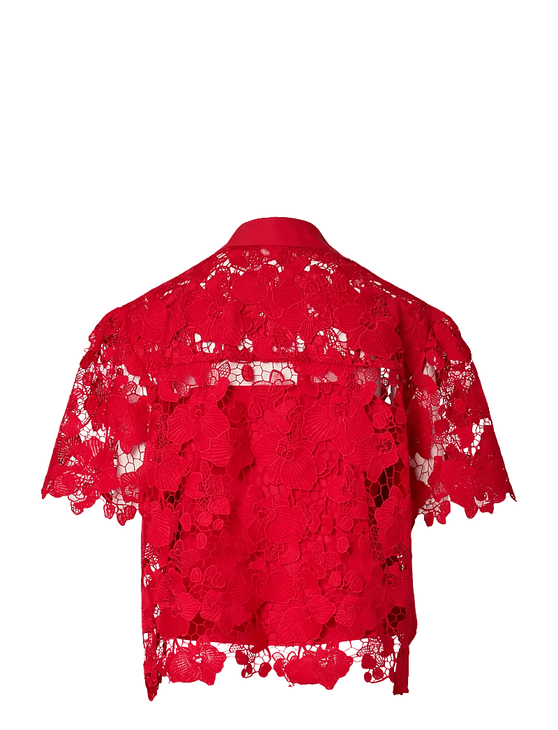YAS - YASGALA 2/4 SHIRT - SHOW - kortærmede skjorter - poinsettia - 1