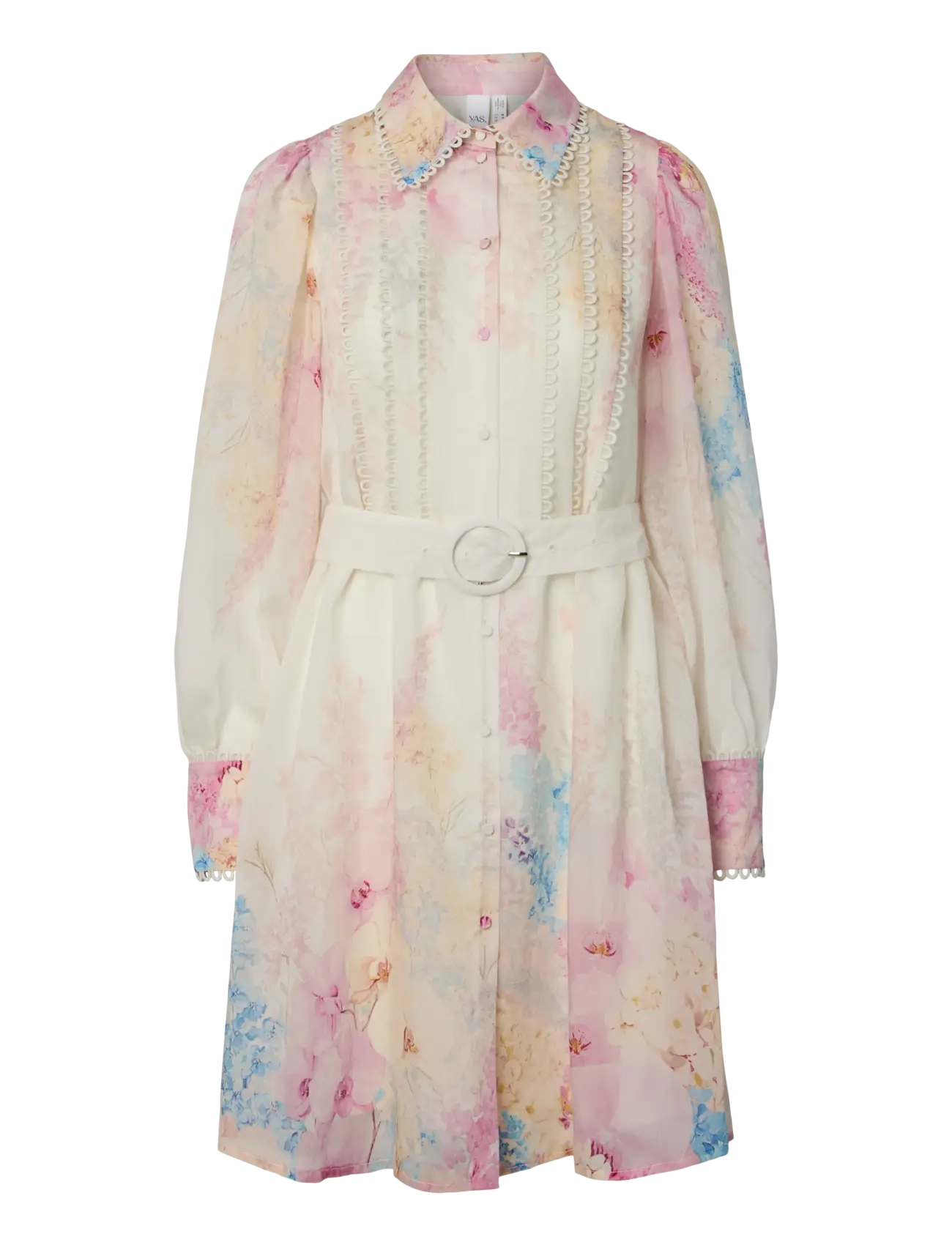 YAS Yasflorence Ls Kleid S. - Show Patterned - 34 - Damen