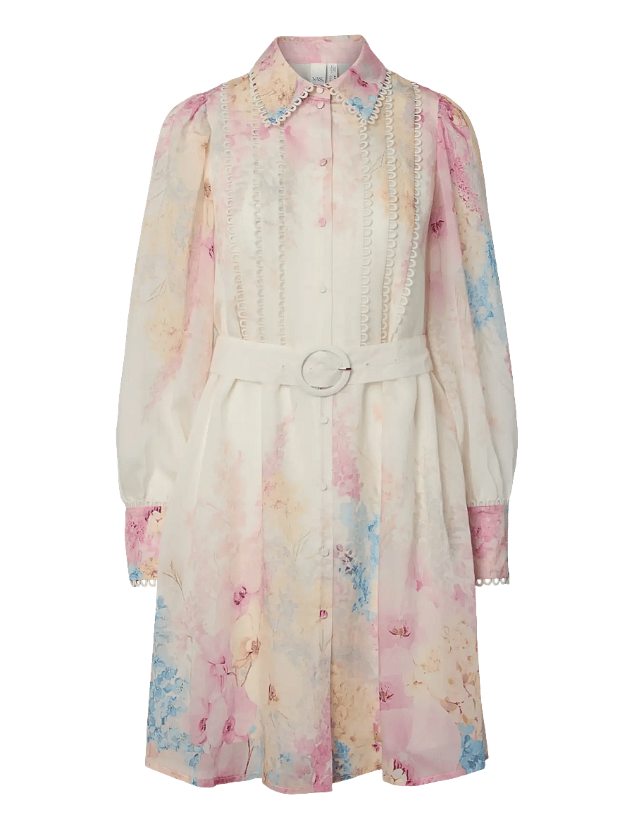 YAS - YASFLORENCE LS DRESS S. - SHOW - skjortekjoler - pristine - 0