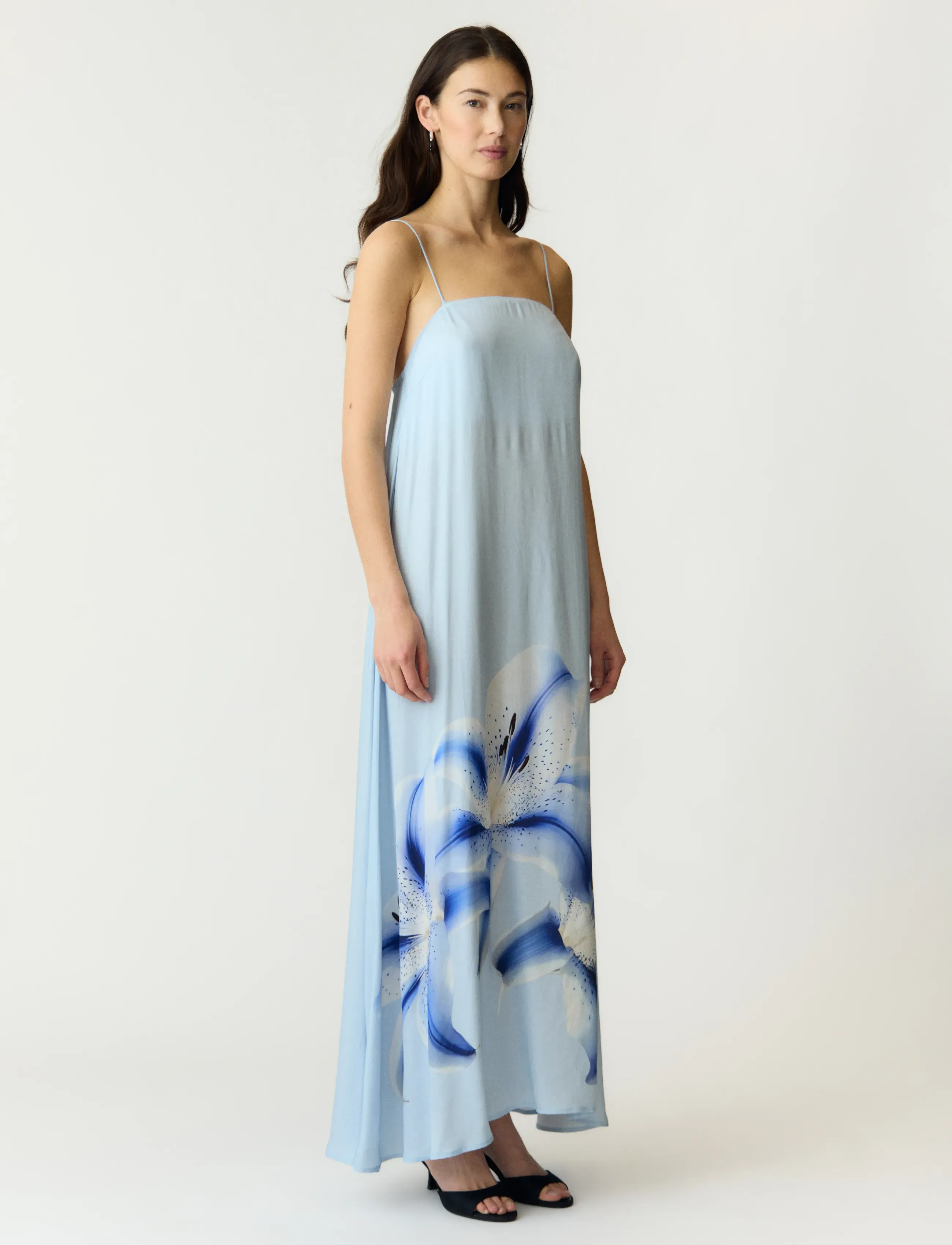 YAS YASLILLIAN STRAP ANKLE DRESS S. - PB - Vaatteet - SKYWAY / blue