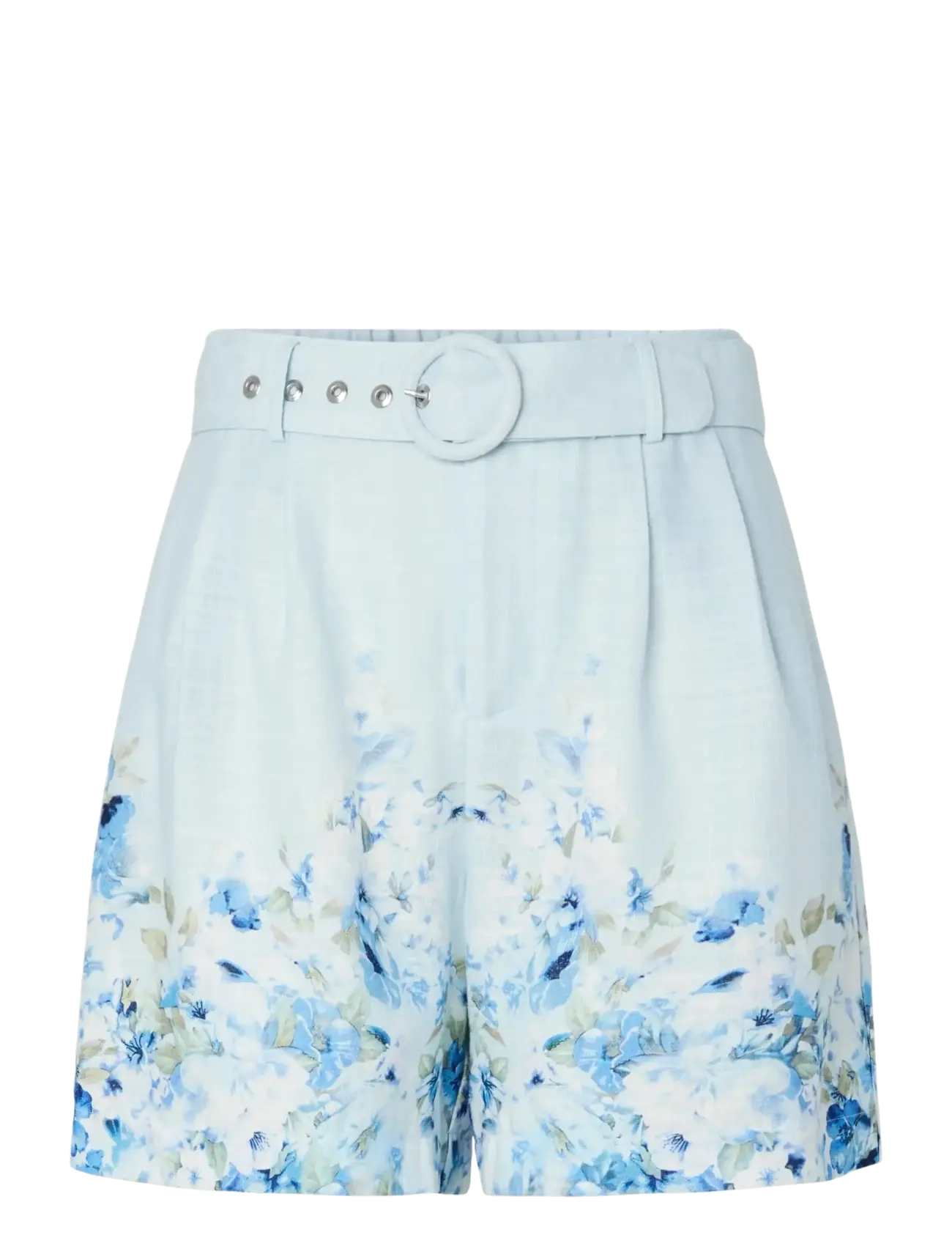 YAS YASCLEO HW SHORTS - EX - Vaatteet - SKYWAY / blue
