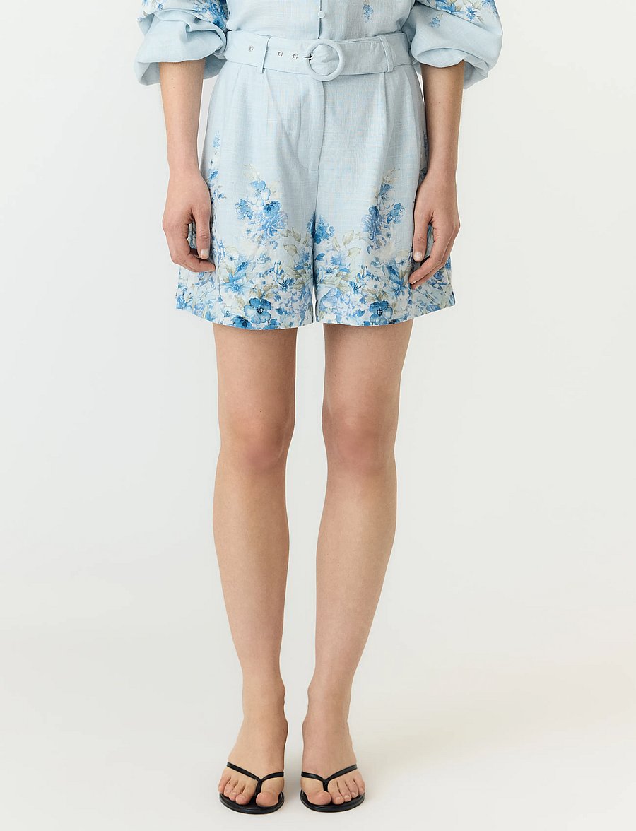 YAS - YASCLEO HW SHORTS - EX - freizeitshorts - skyway - 0