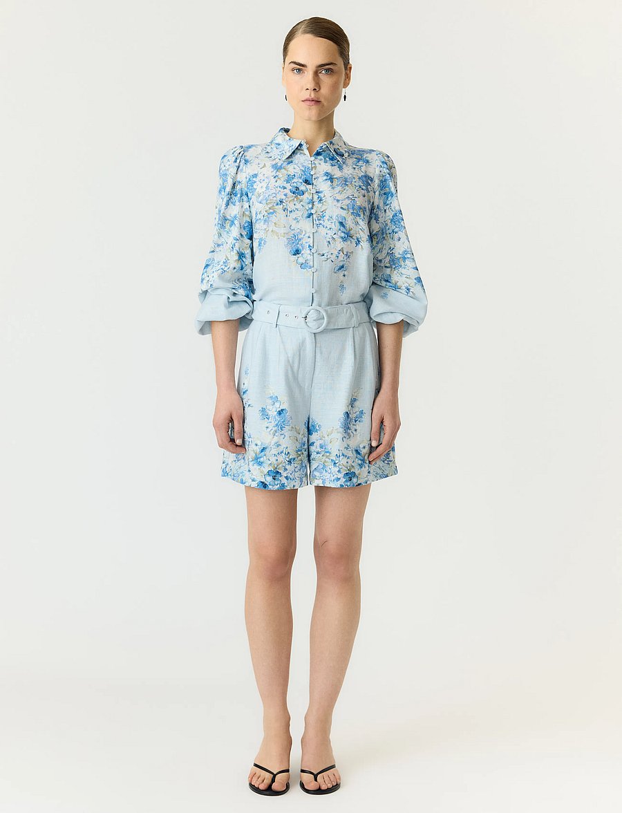 YAS - YASCLEO HW SHORTS - EX - freizeitshorts - skyway - 4