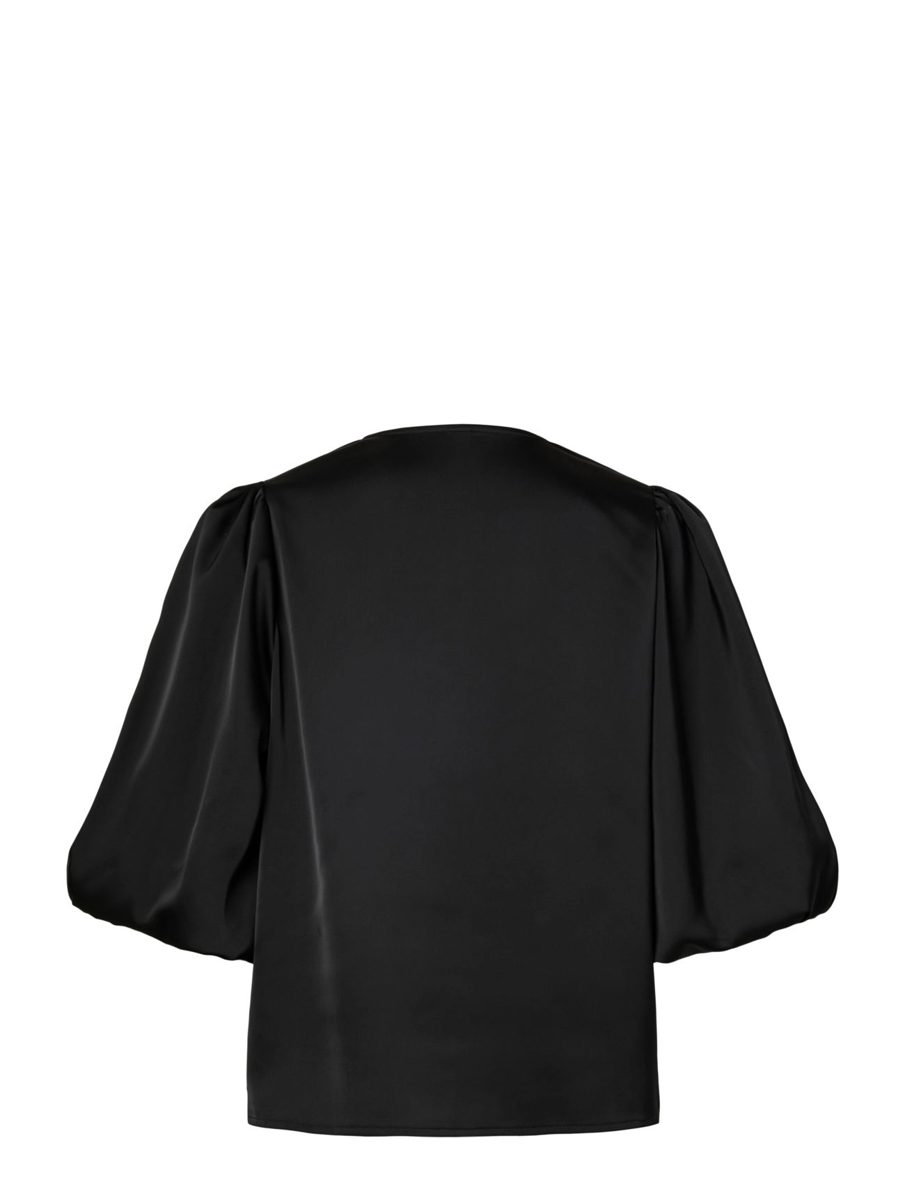 YAS - YASPELLA 2/4 V-NECK TOP S. NOOS - black - 1