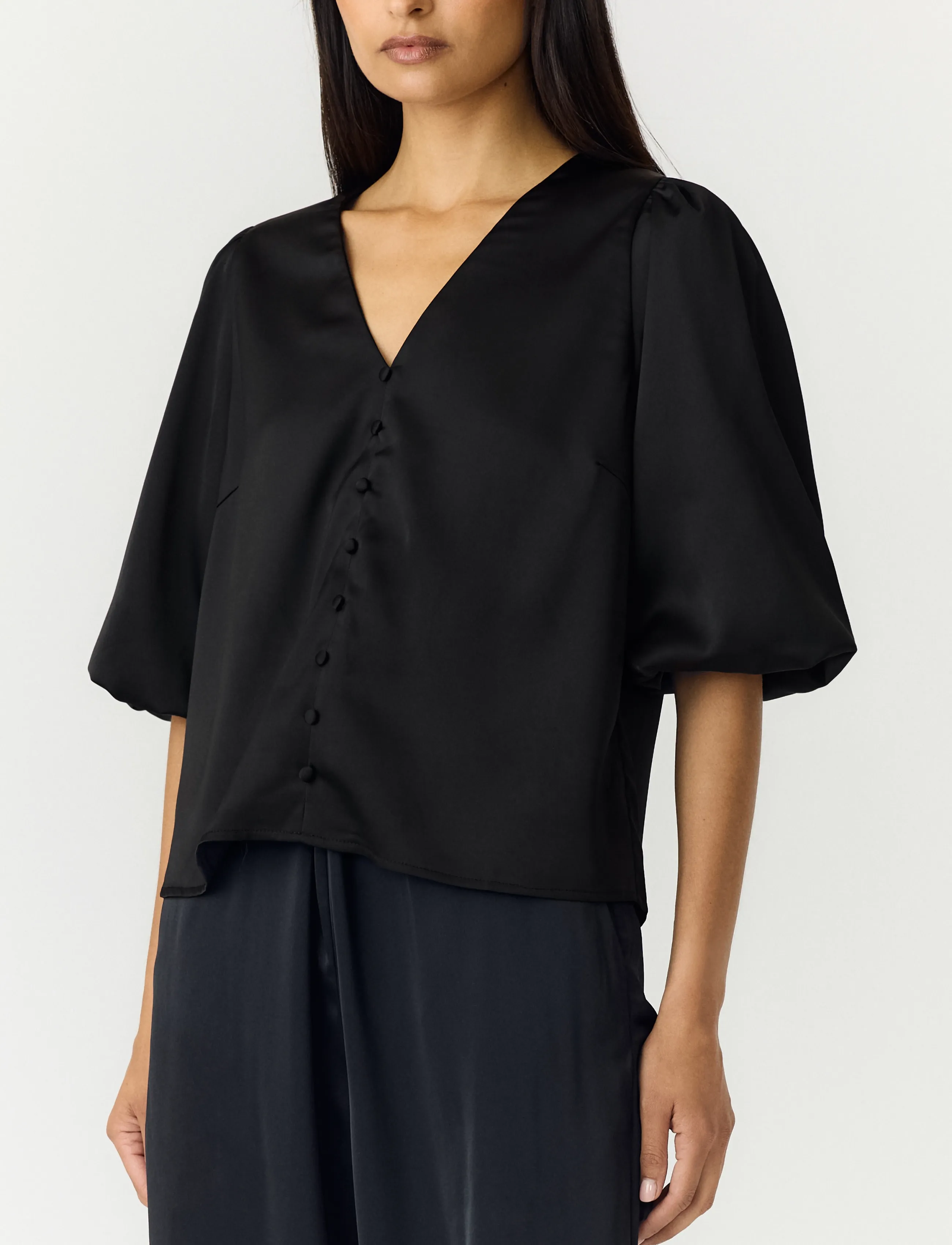 YAS Yaspella 2/4 V-Neck Top S. Noos blusar dam – bild 6