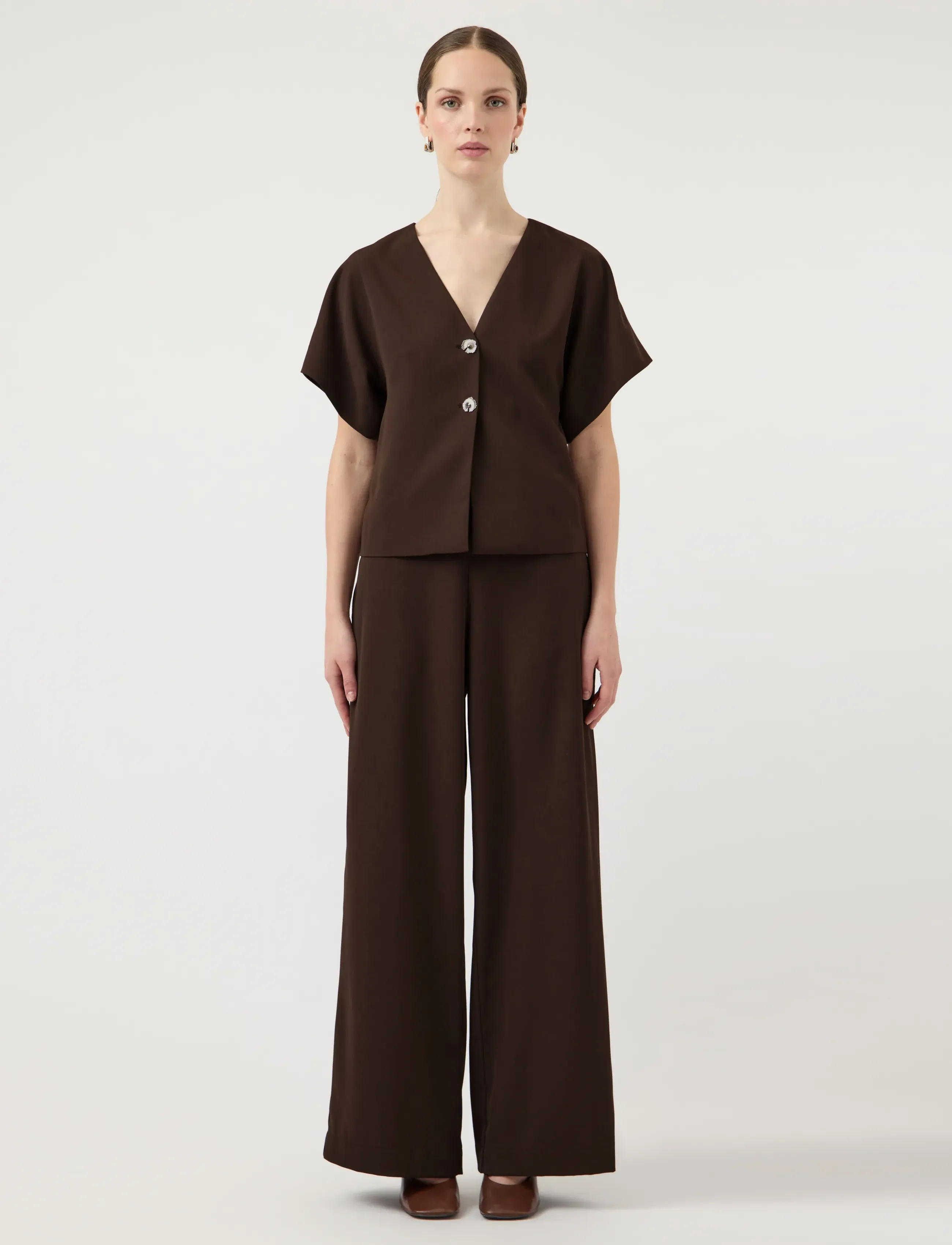 YAS - YASRANIA SS BLAZER - EX - coffee bean - 4