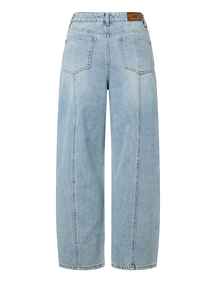 YAS - -YASSKY HW BARREL JEANS S. - barrel jeans - light blue denim - 2