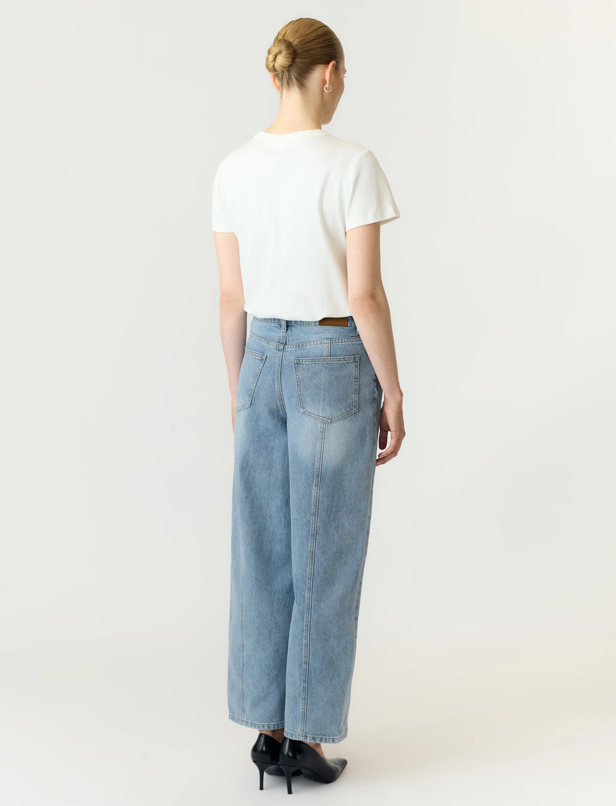 YAS - -YASSKY HW BARREL JEANS S. - barrel jeans - light blue denim - 3