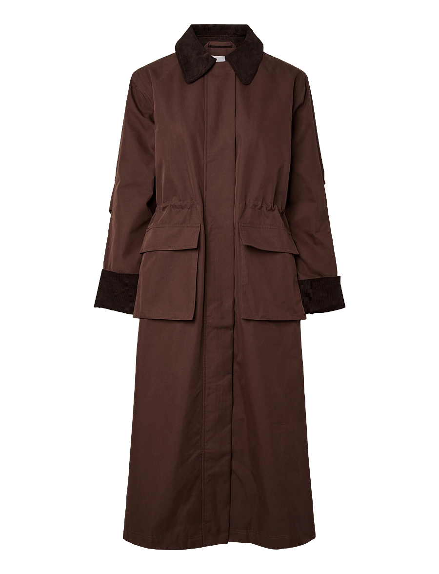 YAS - YASANCA LS PARKA COAT S. NOOS - tunna kappor - coffee bean - 1