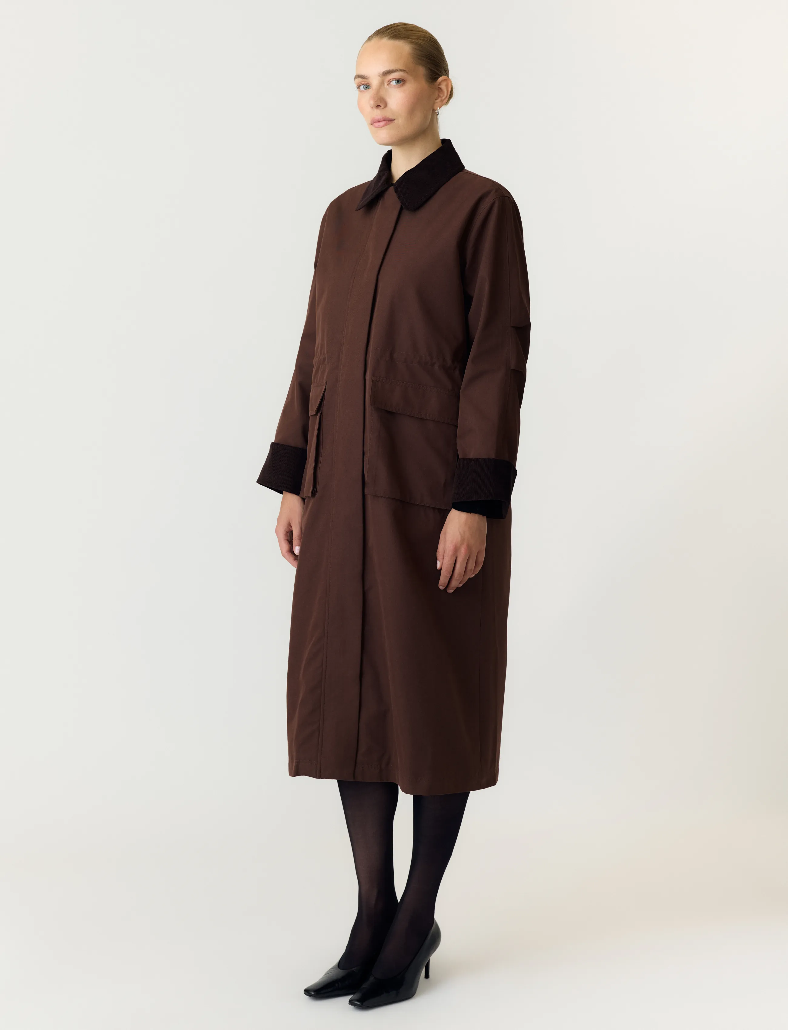 YAS - YASANCA LS PARKA COAT S. NOOS - coffee bean - 4