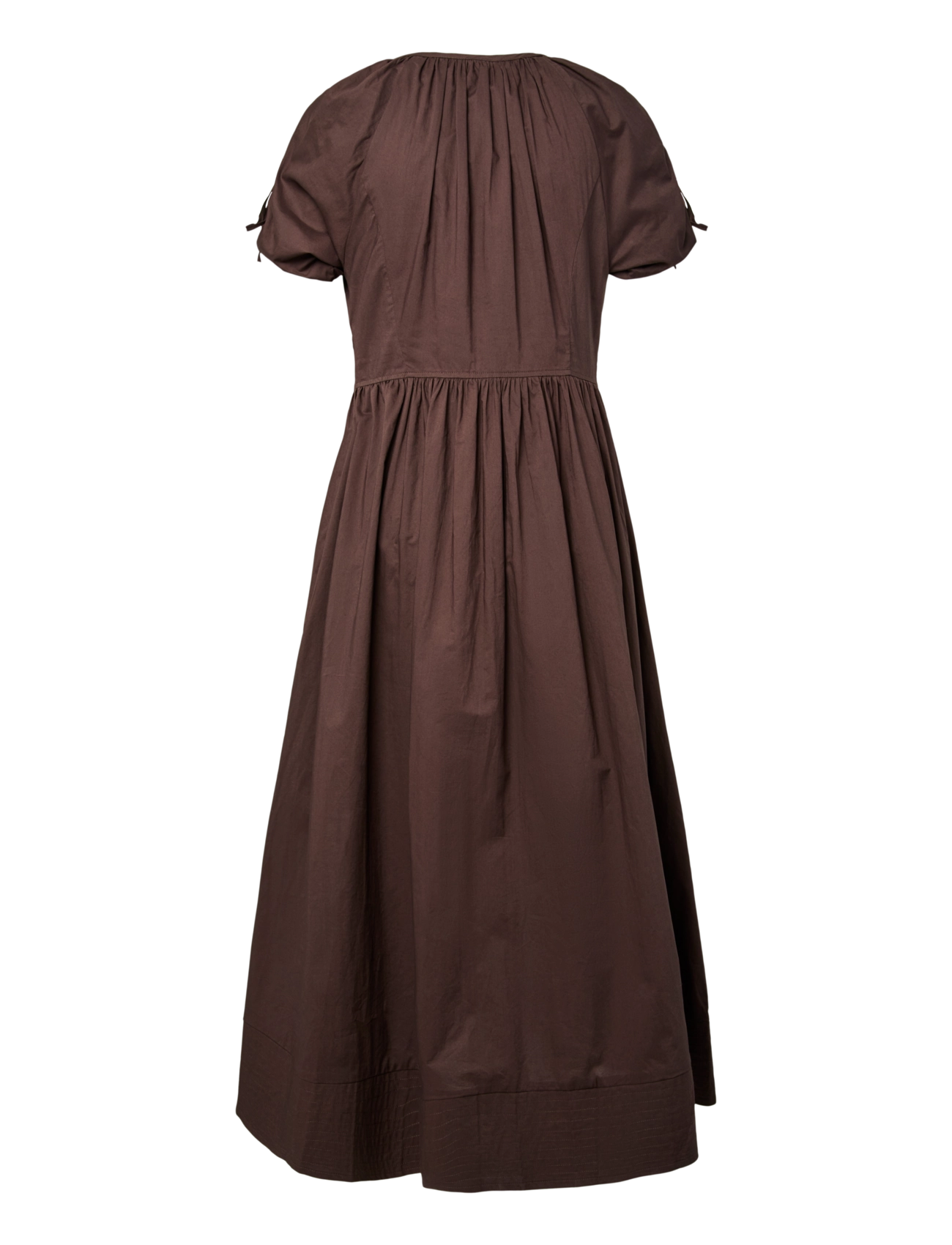 YAS - YASMELVO 2/4 LONG DRESS S. - sommerkjoler - coffee bean - 1