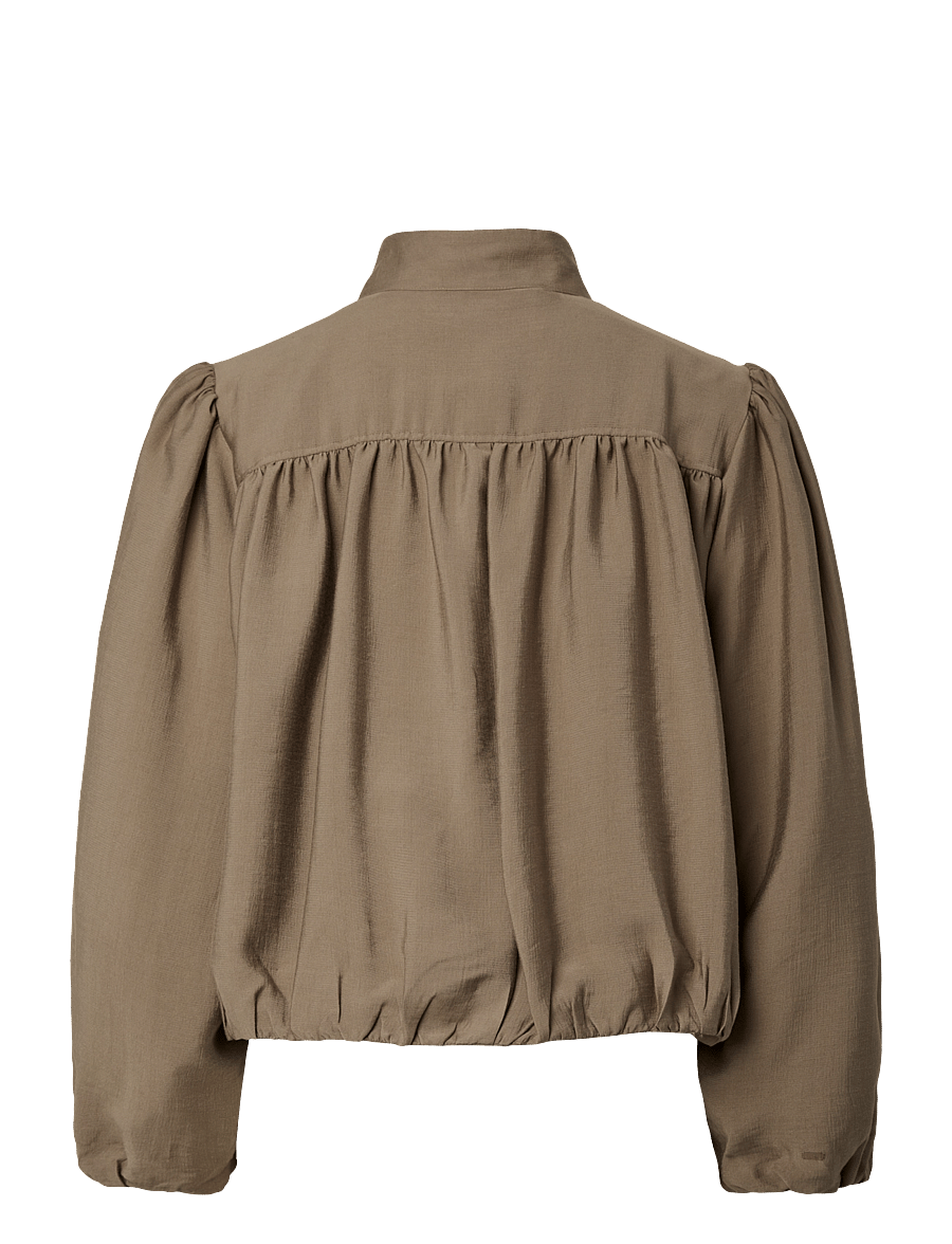 YAS - YASFELINE LS JACKET - frühlingsjacken - wood ash - 2